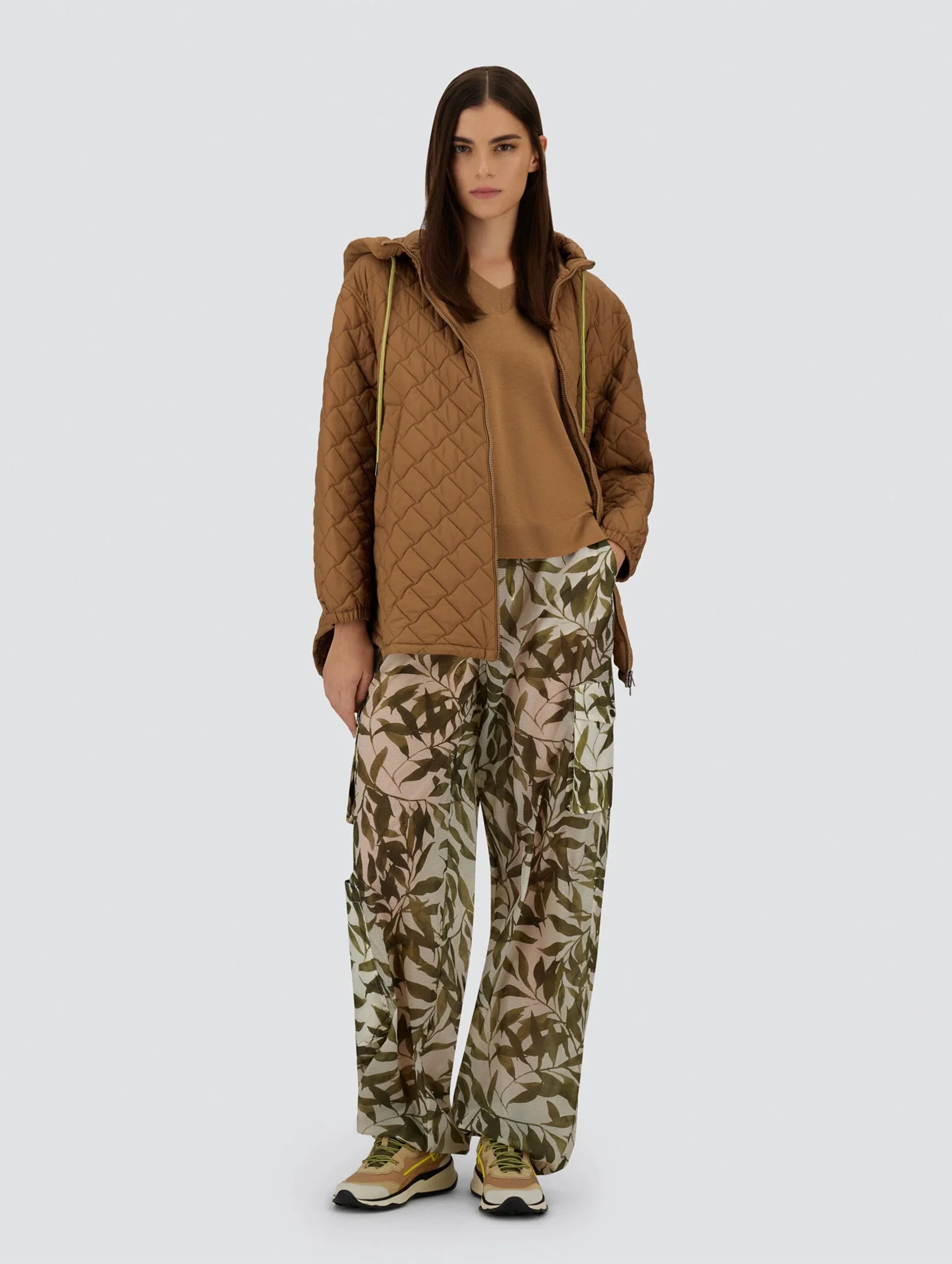 A-Shape Jacket in Ecoage Camel - Image 2