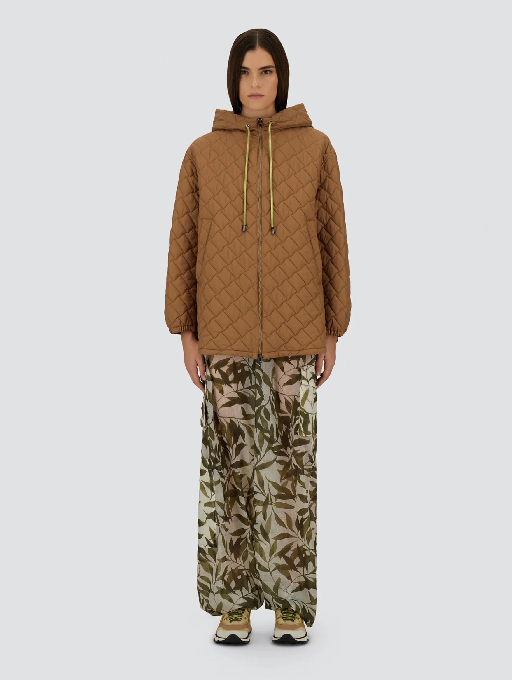 A-Shape Jacket in Ecoage Camel - Image 3