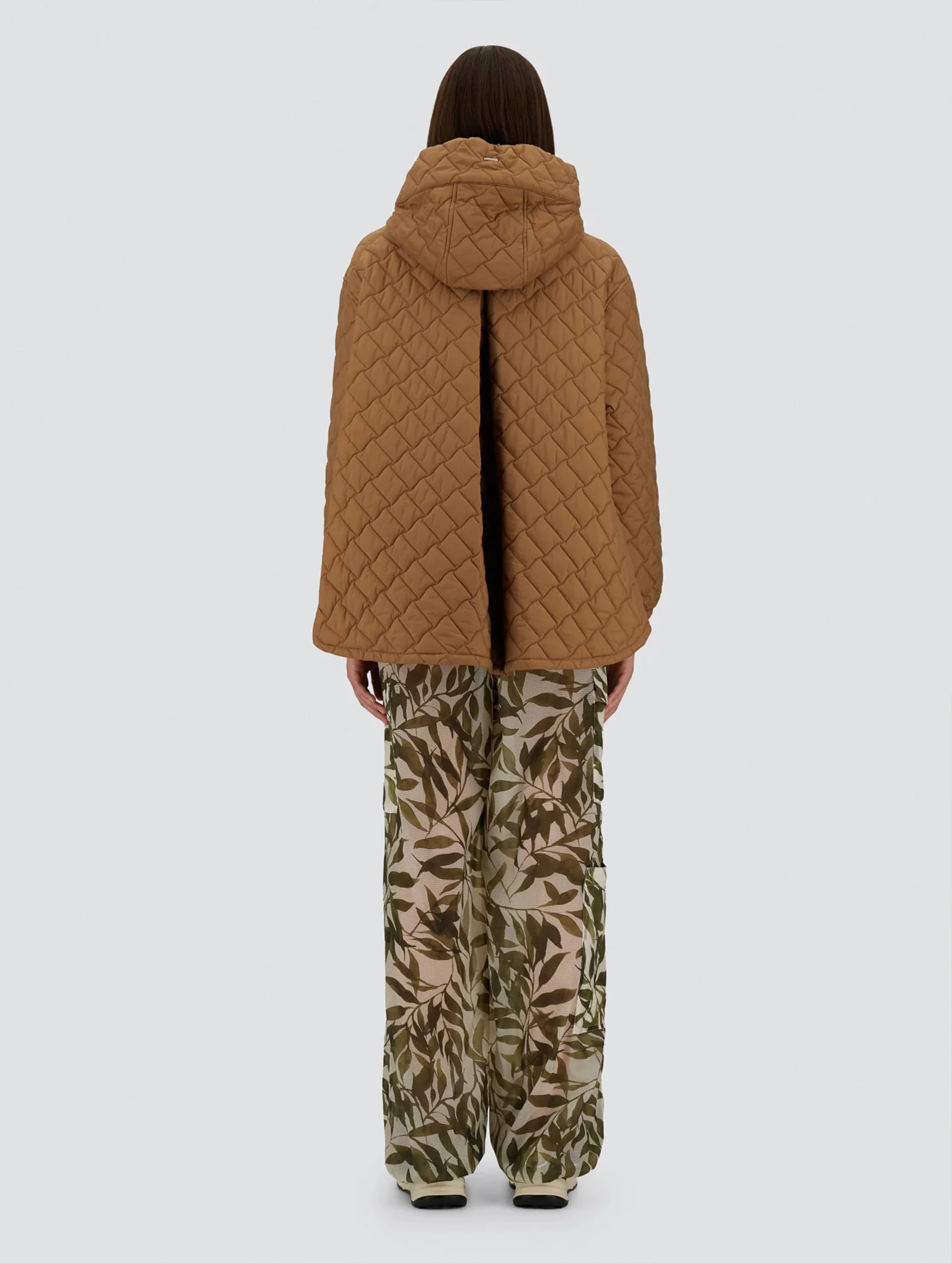 A-Shape Jacket in Ecoage Camel - Image 5