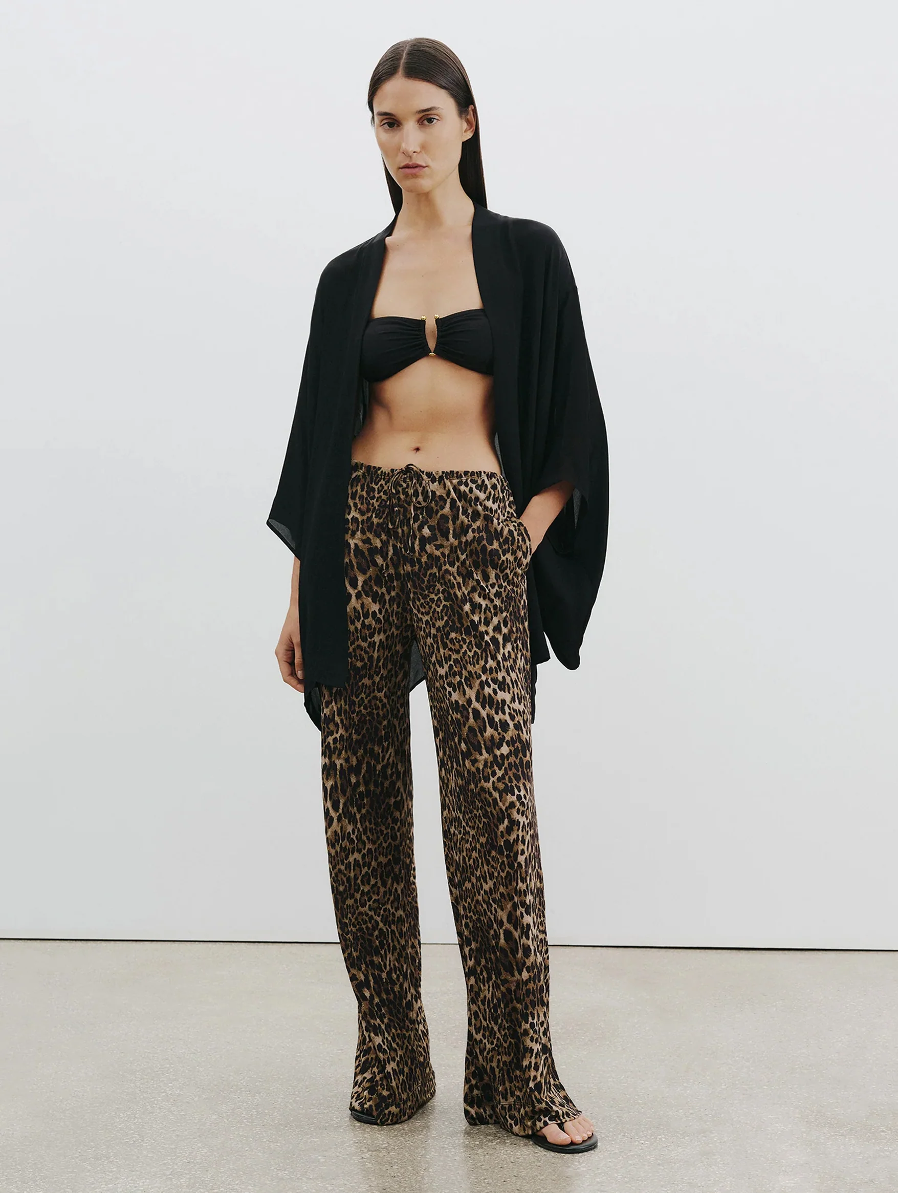 Adriel Pant in Vintage Leopard - Image 2
