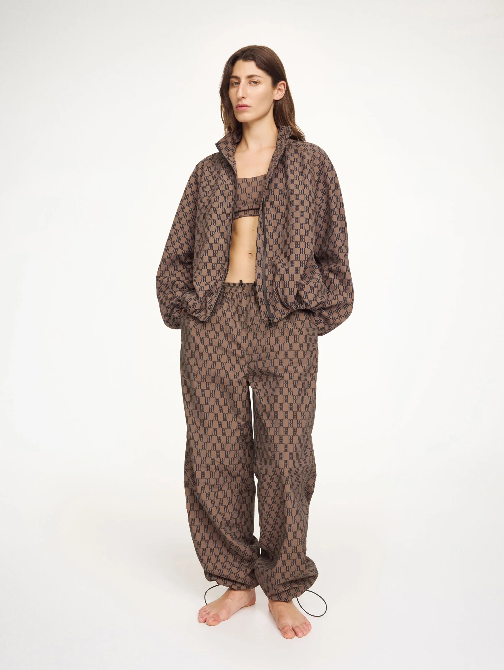 Alba Jacket in Dark Mahogany - Image 2