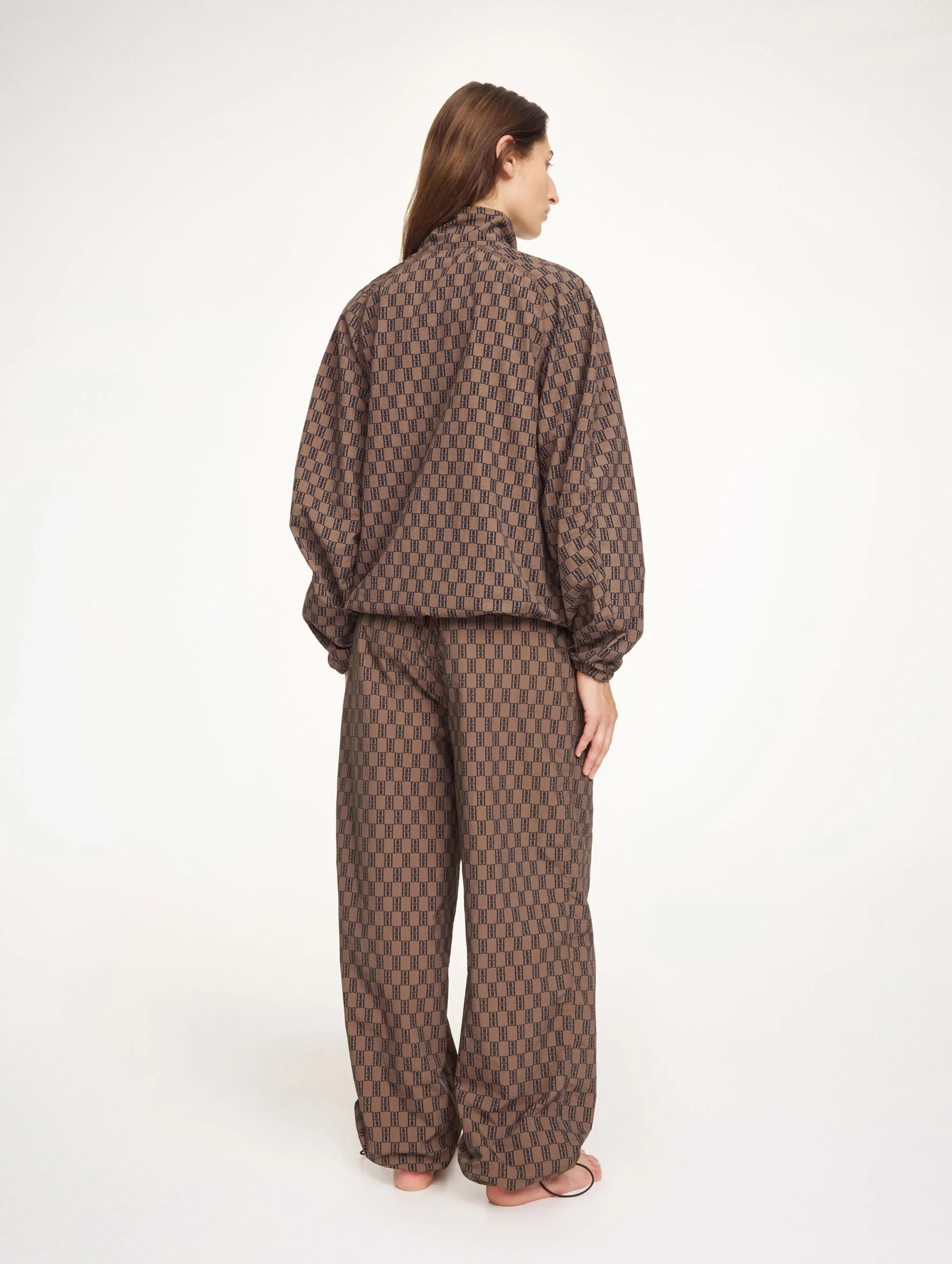 Alba Jacket in Dark Mahogany - Image 3