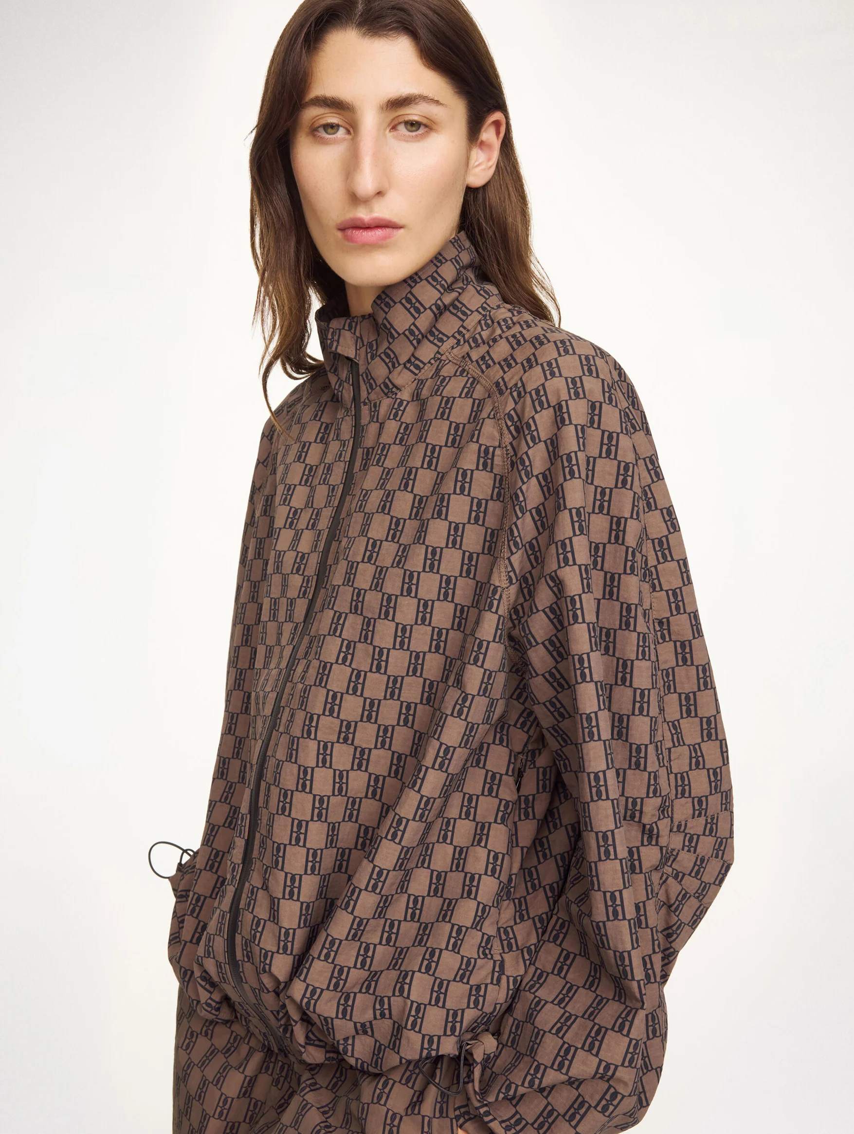 Alba Jacket in Dark Mahogany - Image 4