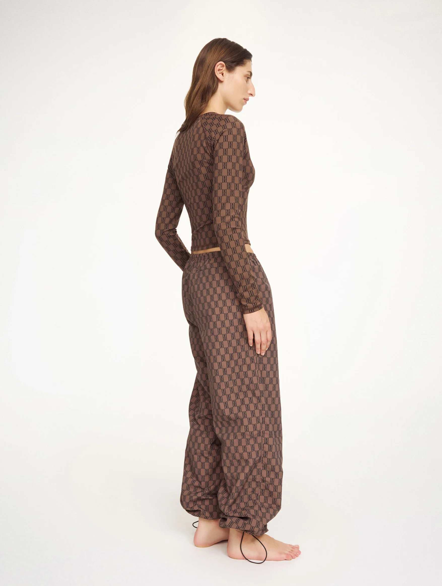 Alban Trousers in Dark Mahogany - Image 3