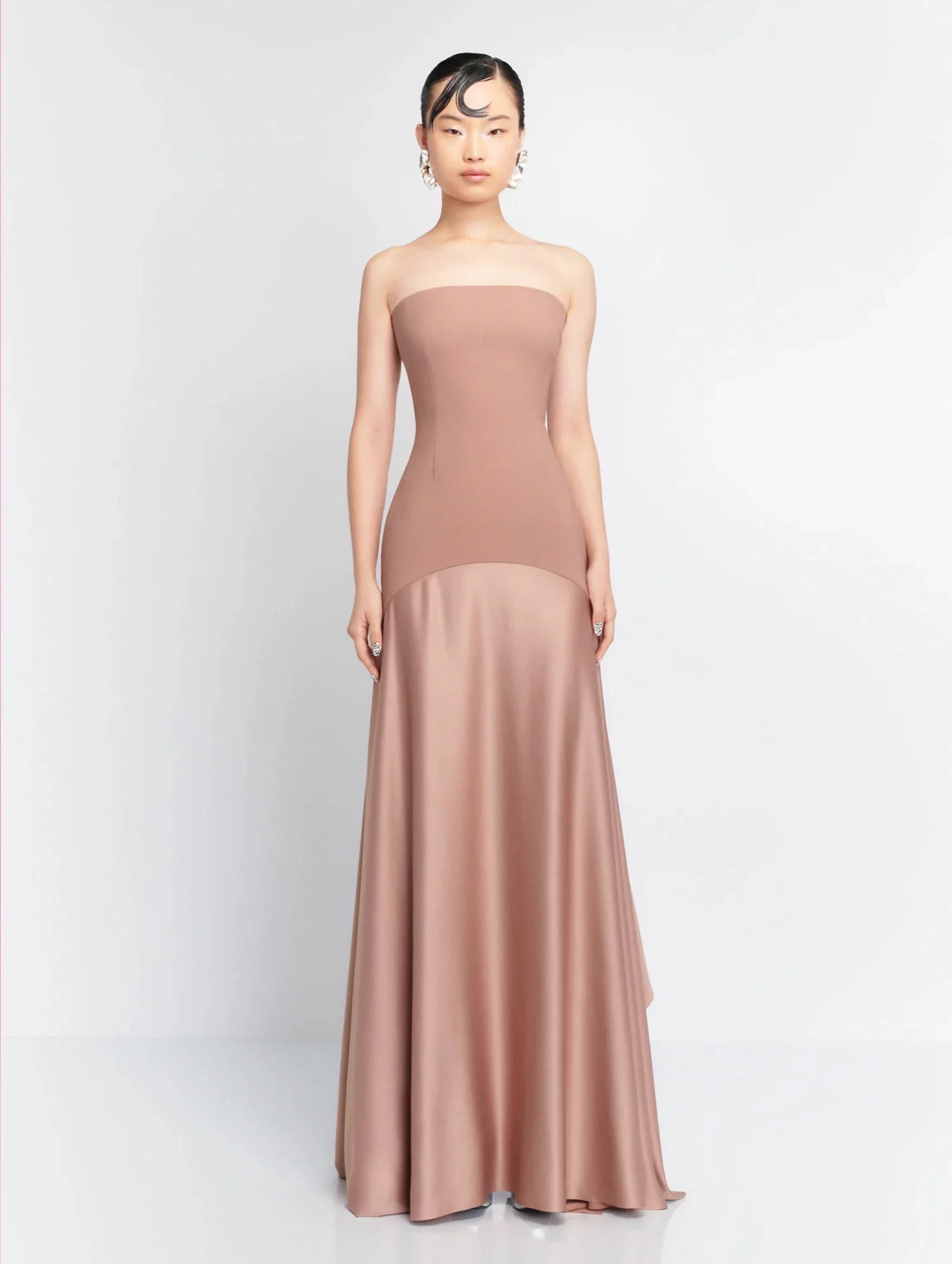 Alessandra Maxi Dress in Cocoa - Image 2