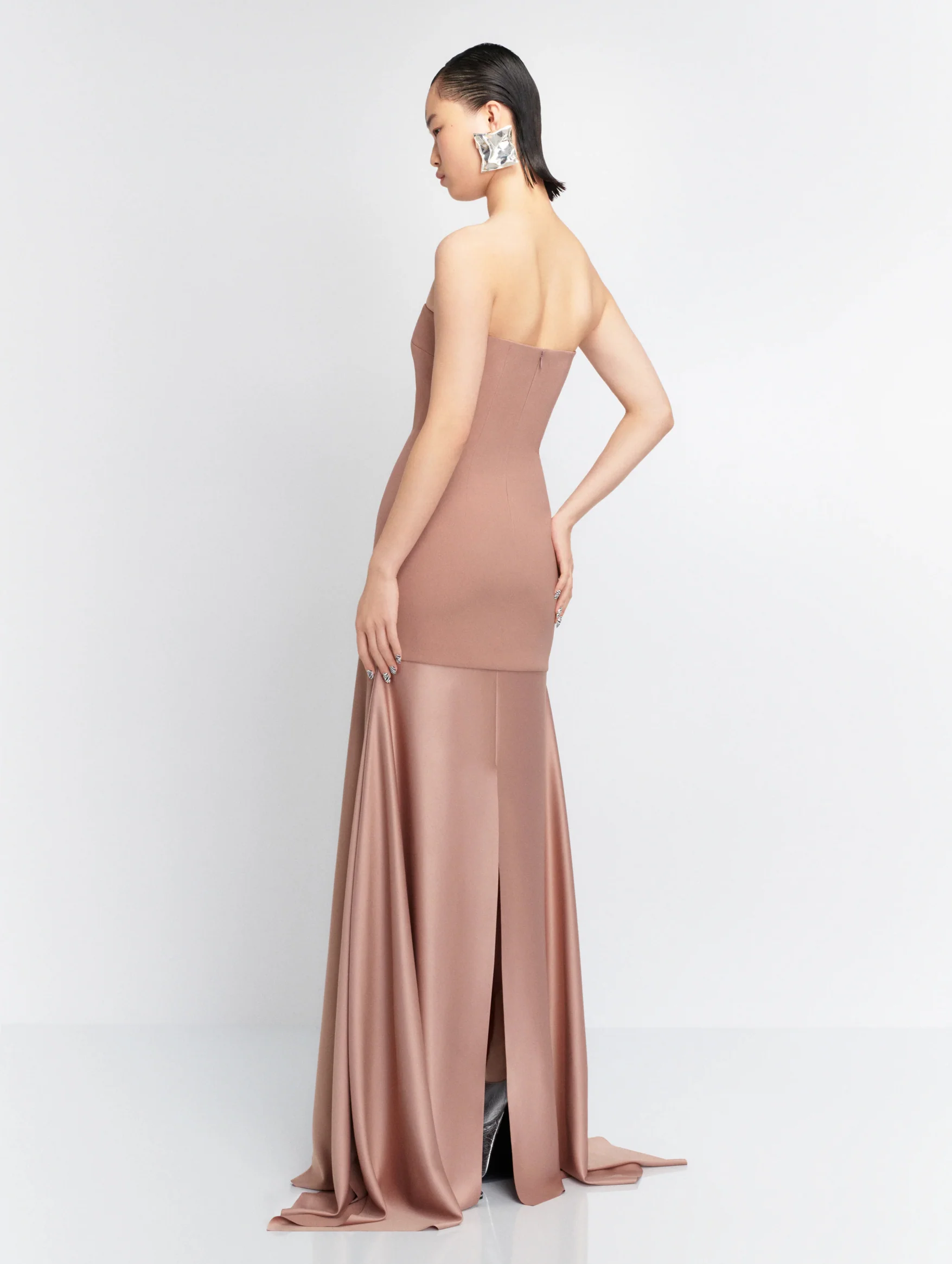 Alessandra Maxi Dress in Cocoa - Image 4