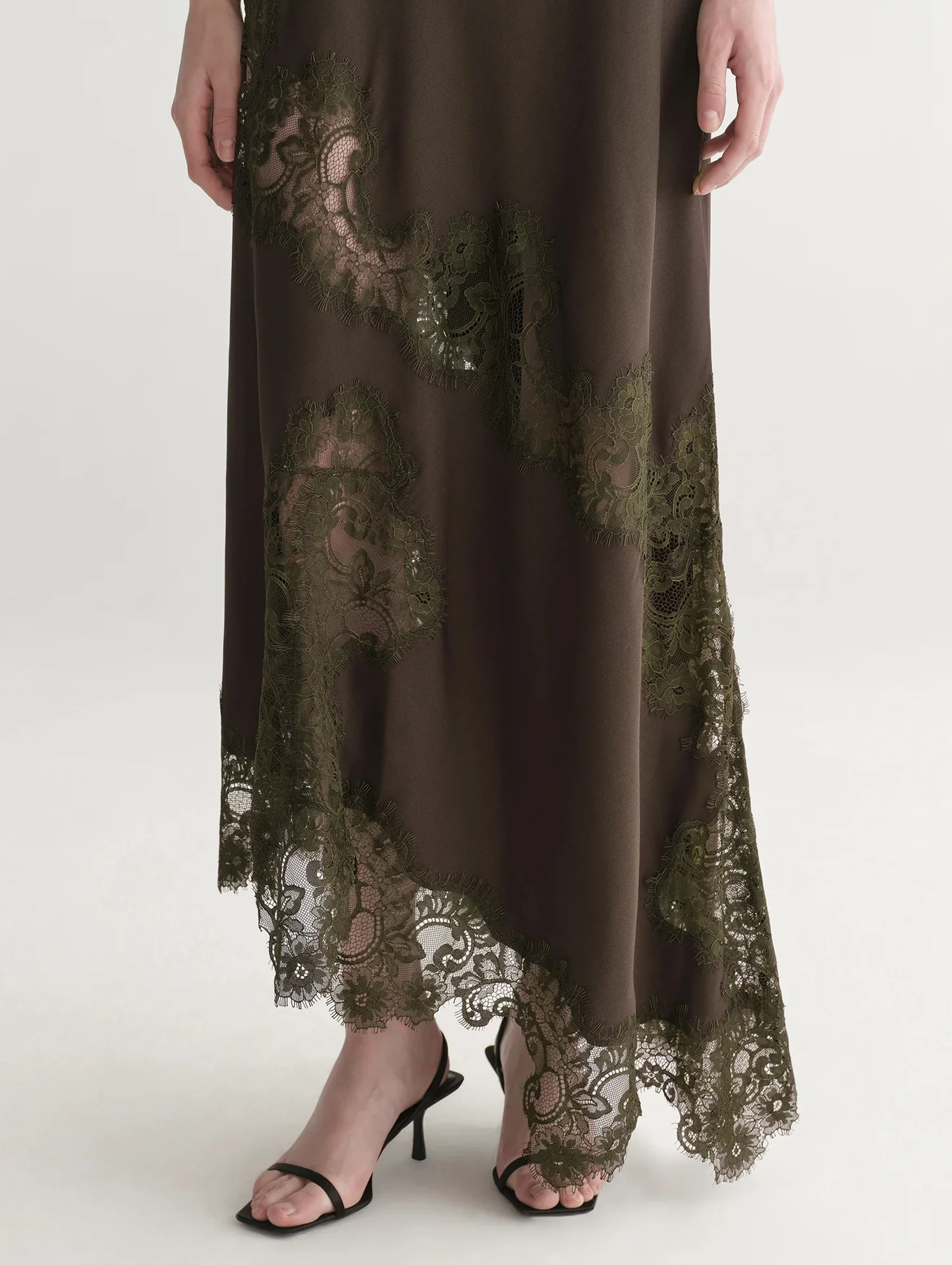 Alessia Dress in Military - Image 4