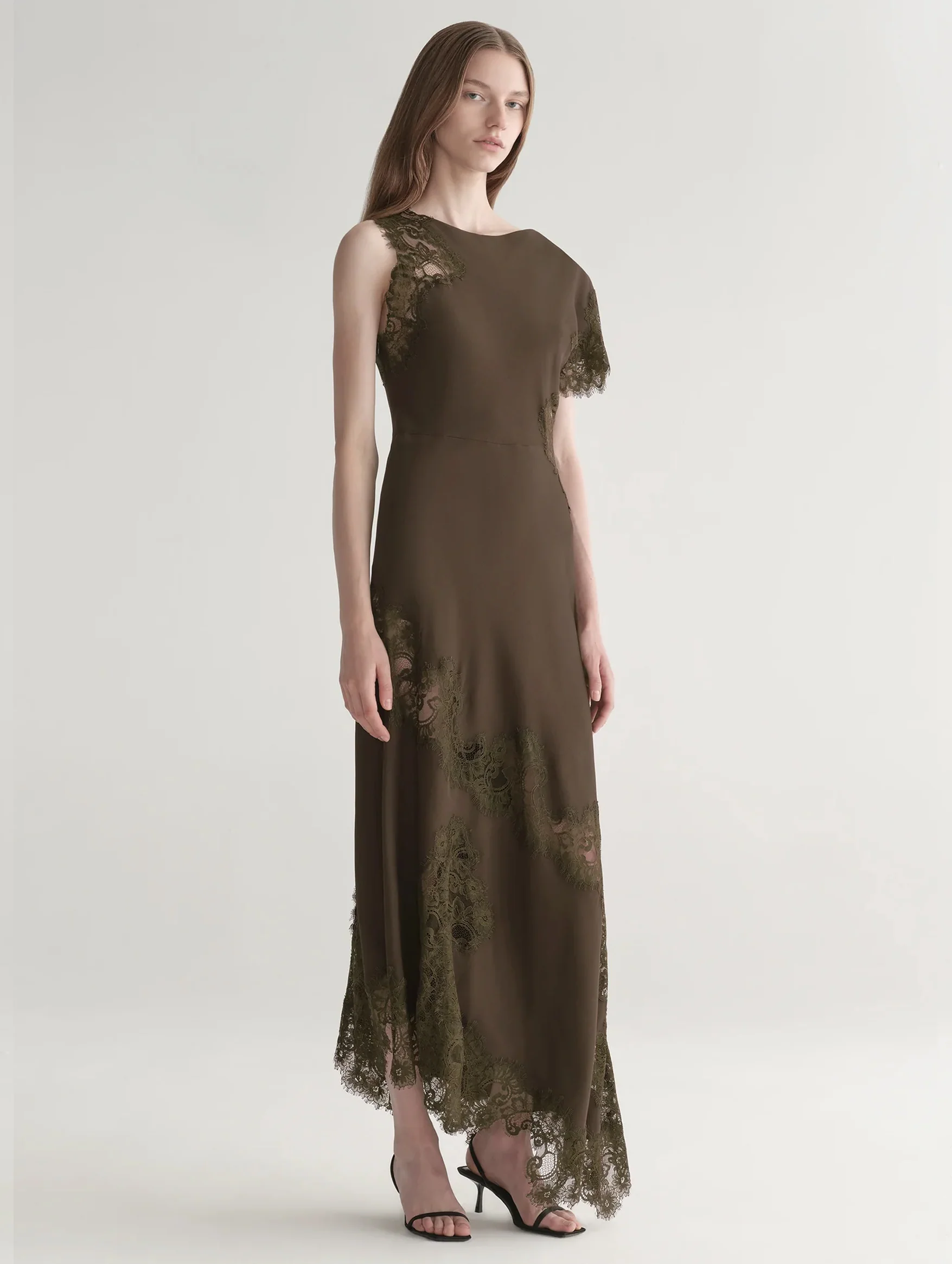 Alessia Dress in Military - Image 5