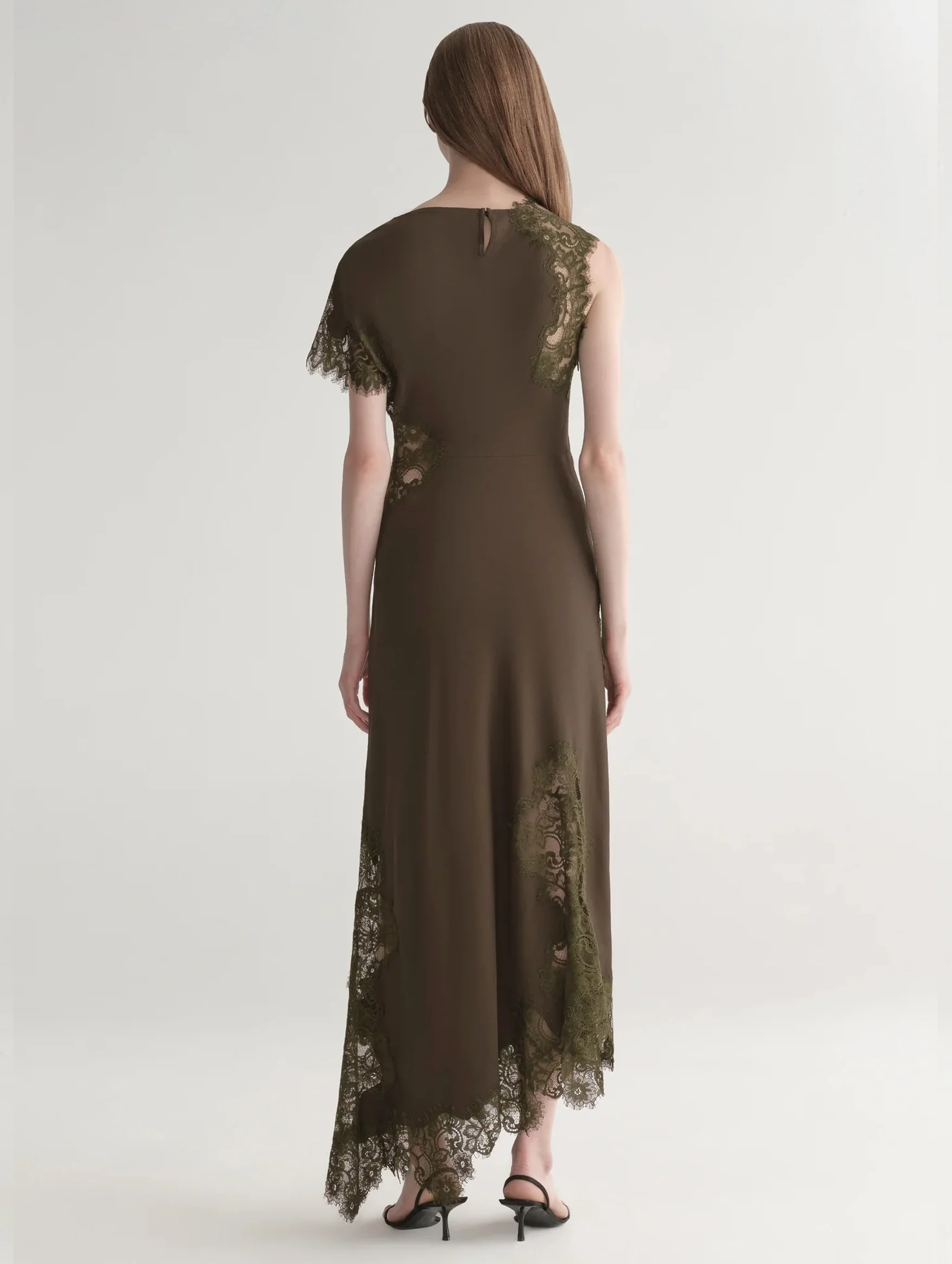 Alessia Dress in Military - Image 6