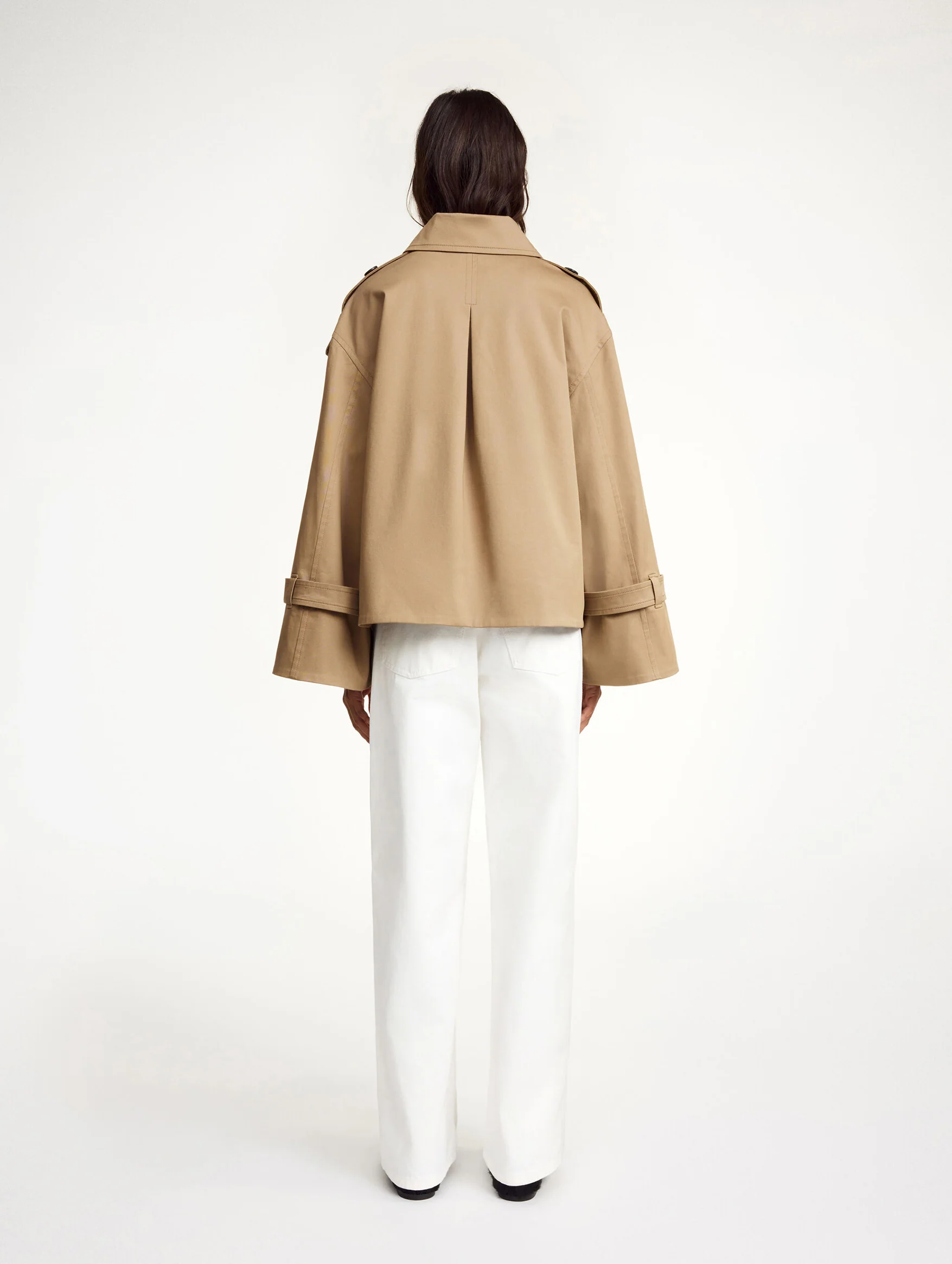 Alisandra Trench Jacket in Fossil - Image 4