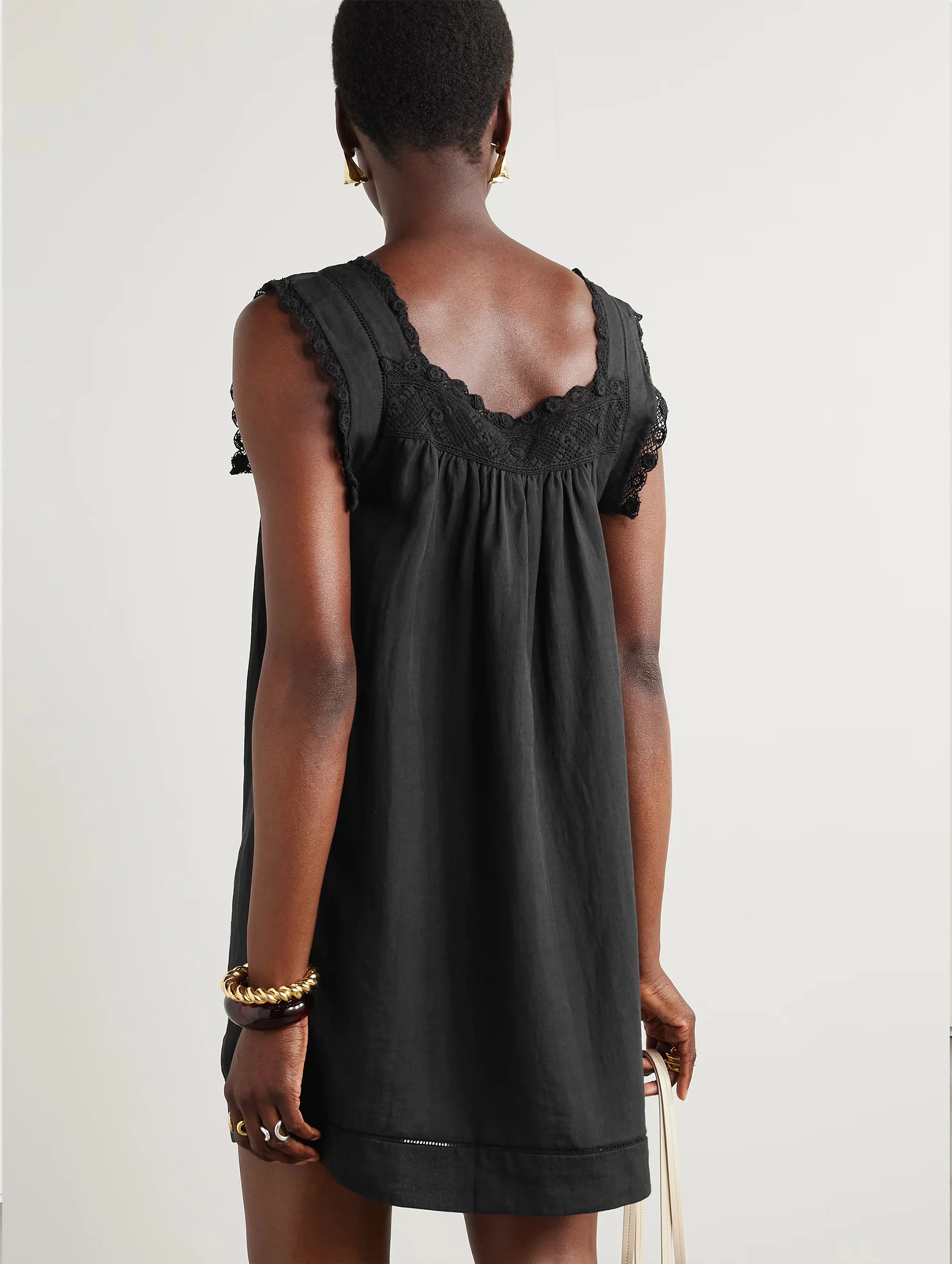 Almadia Dress in Black - Image 3