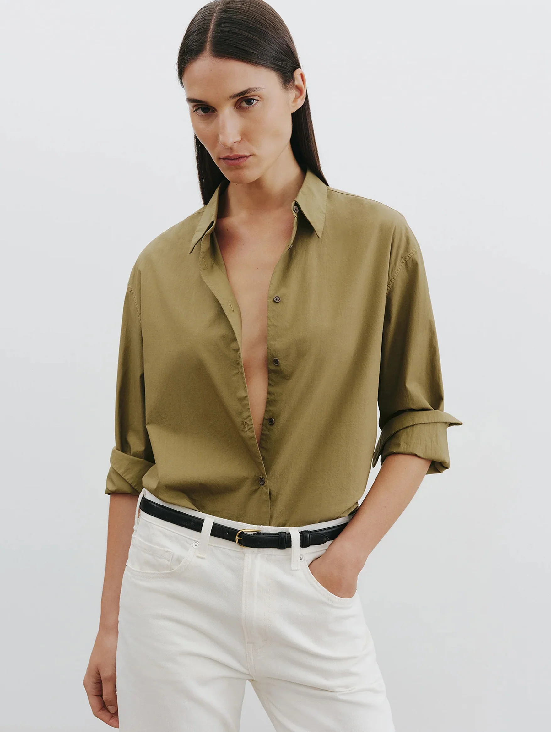 Amante Shirt Olive Green - Image 2