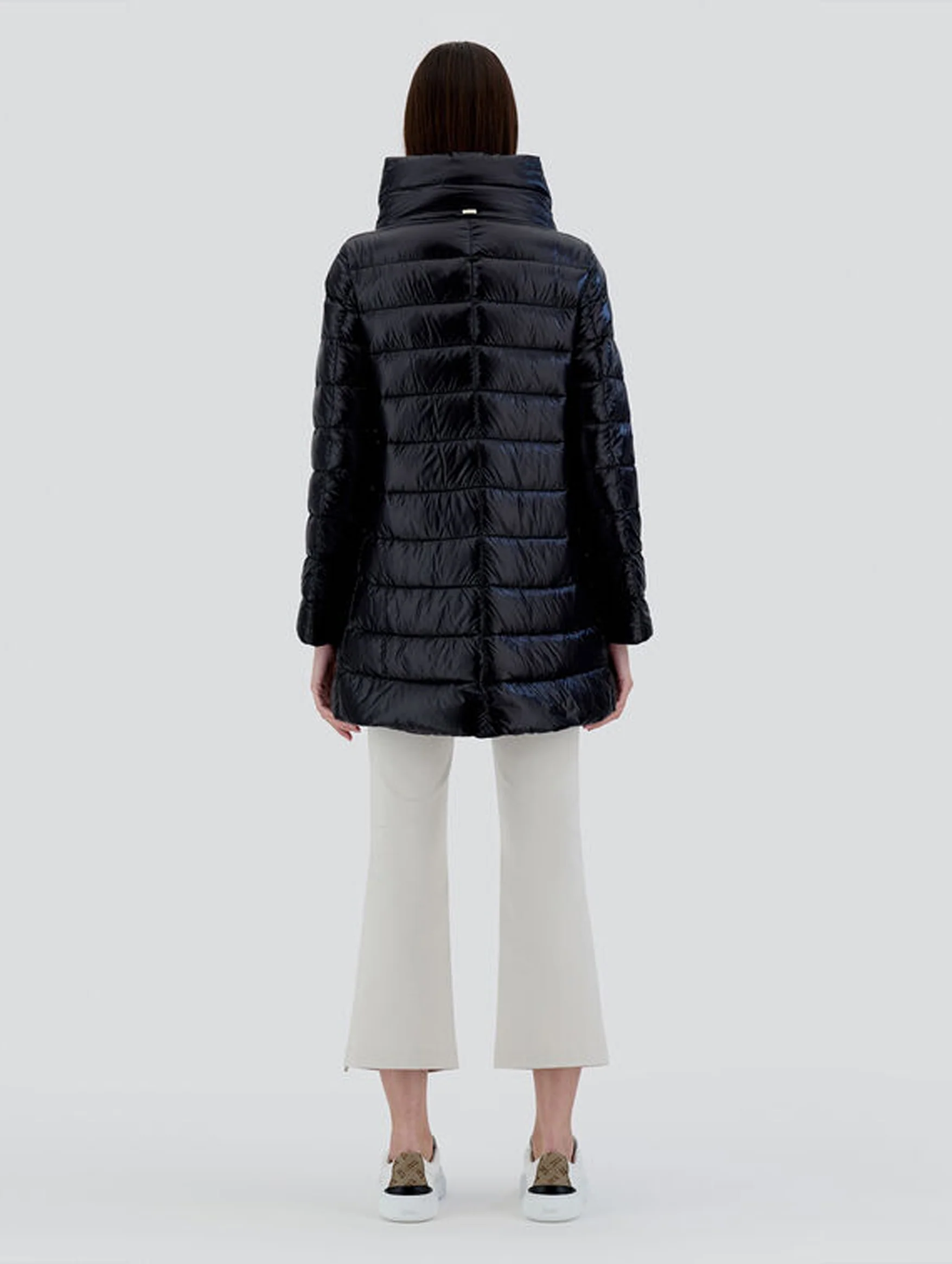 Amelia Ultralight Puffer Jacket in Black - Image 5