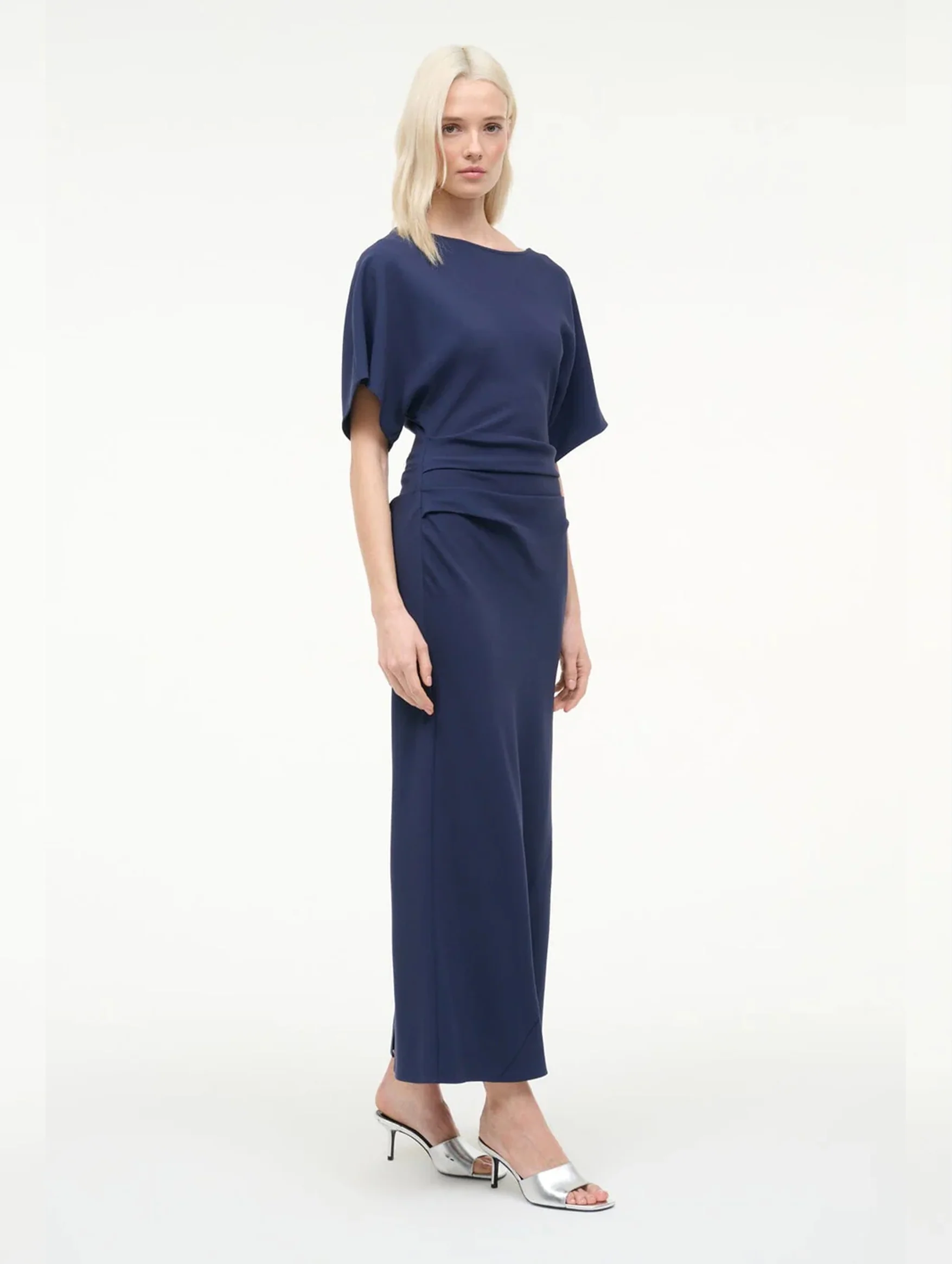 Amelie Dress in Navy - Image 3