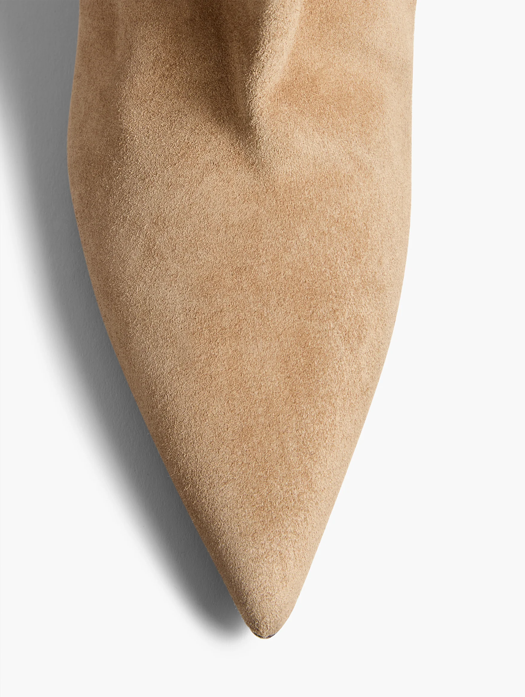 Andee Slouchy Knee-High Boot in Taupe Suede - Image 4