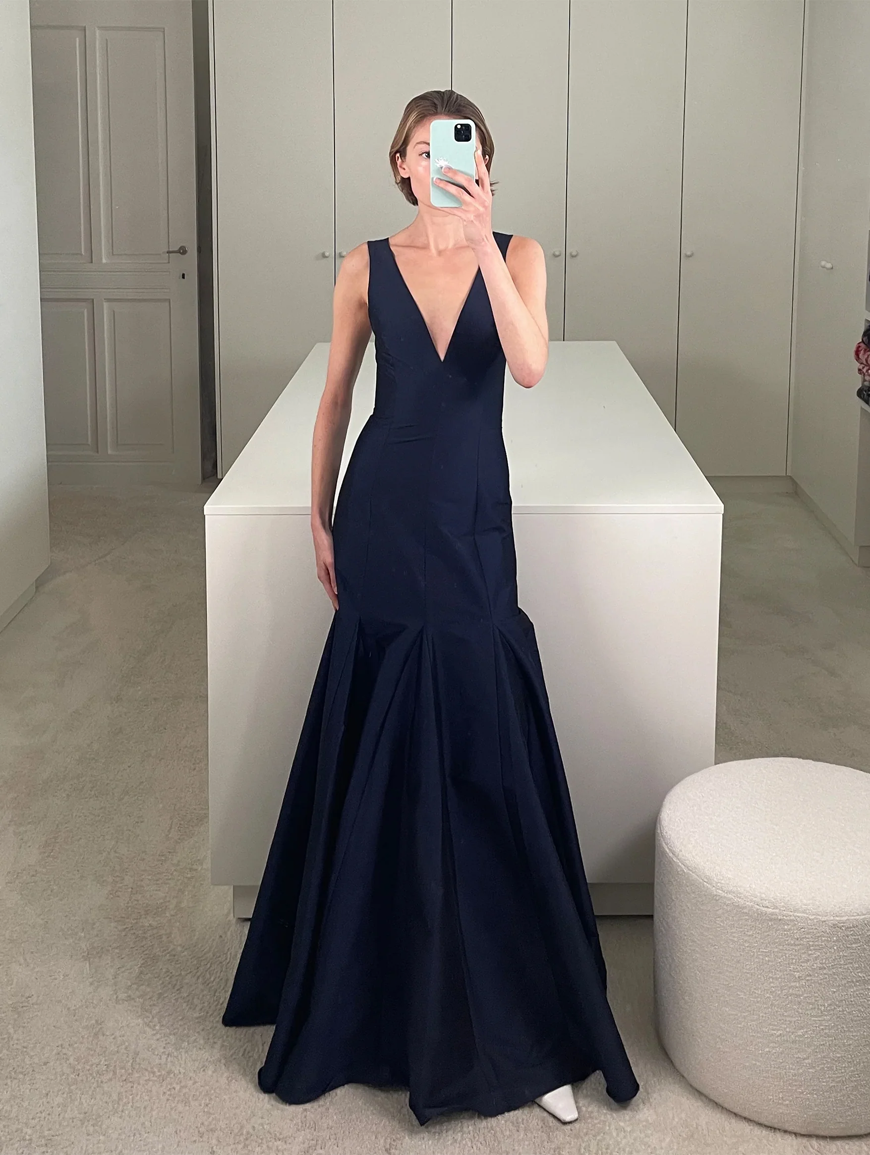Aurelia Dress in Midnight Blue - Image 2