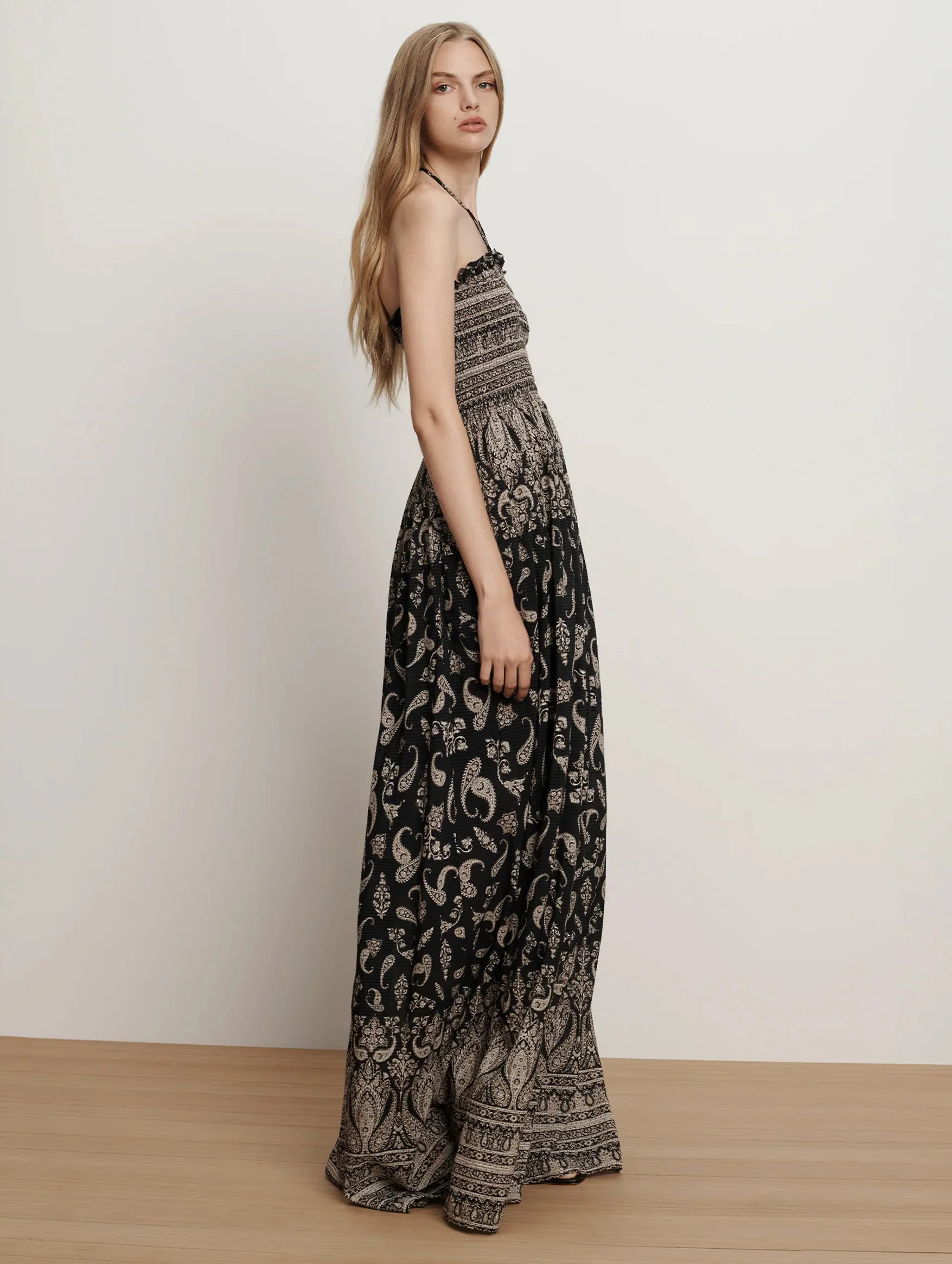 Ayanna Dress in Black Multi - Image 4