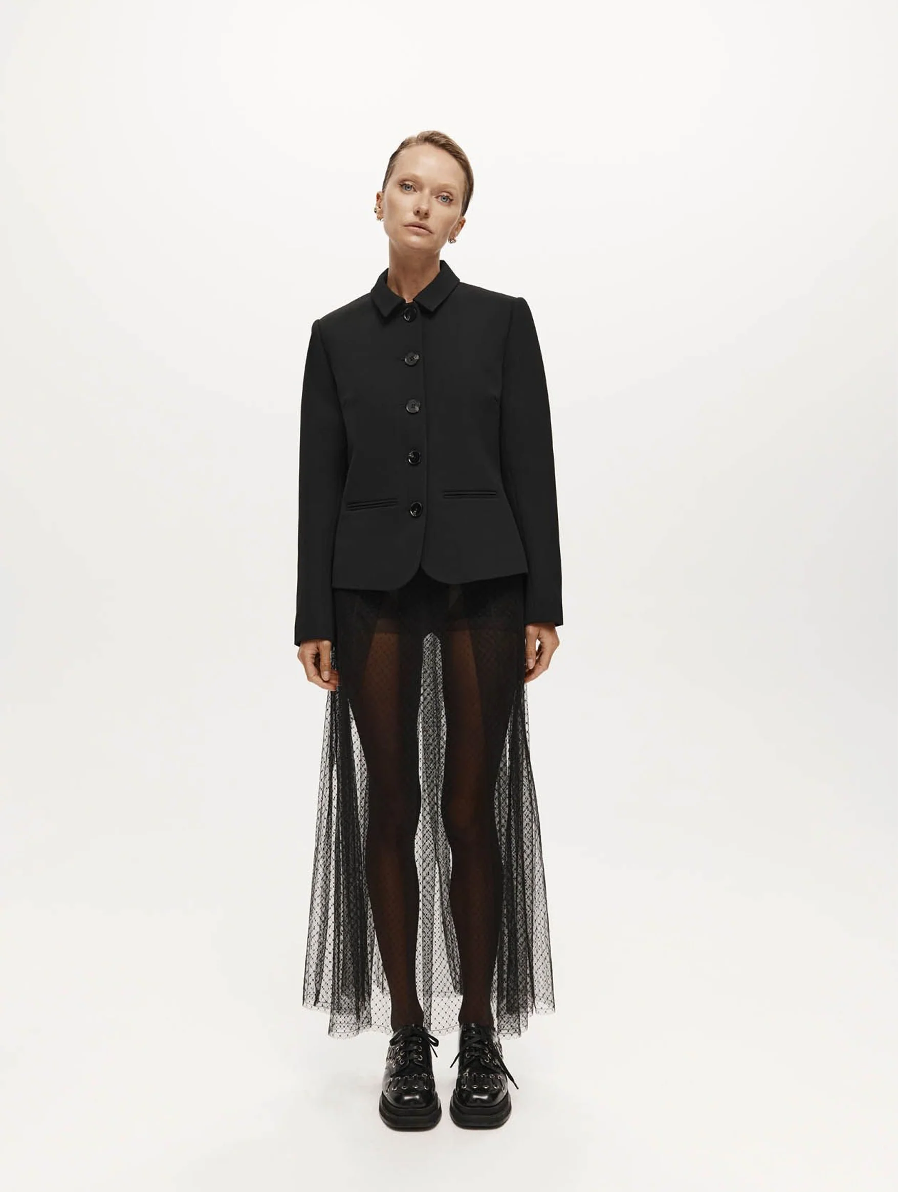 Bardot Blazer in Black - Image 2