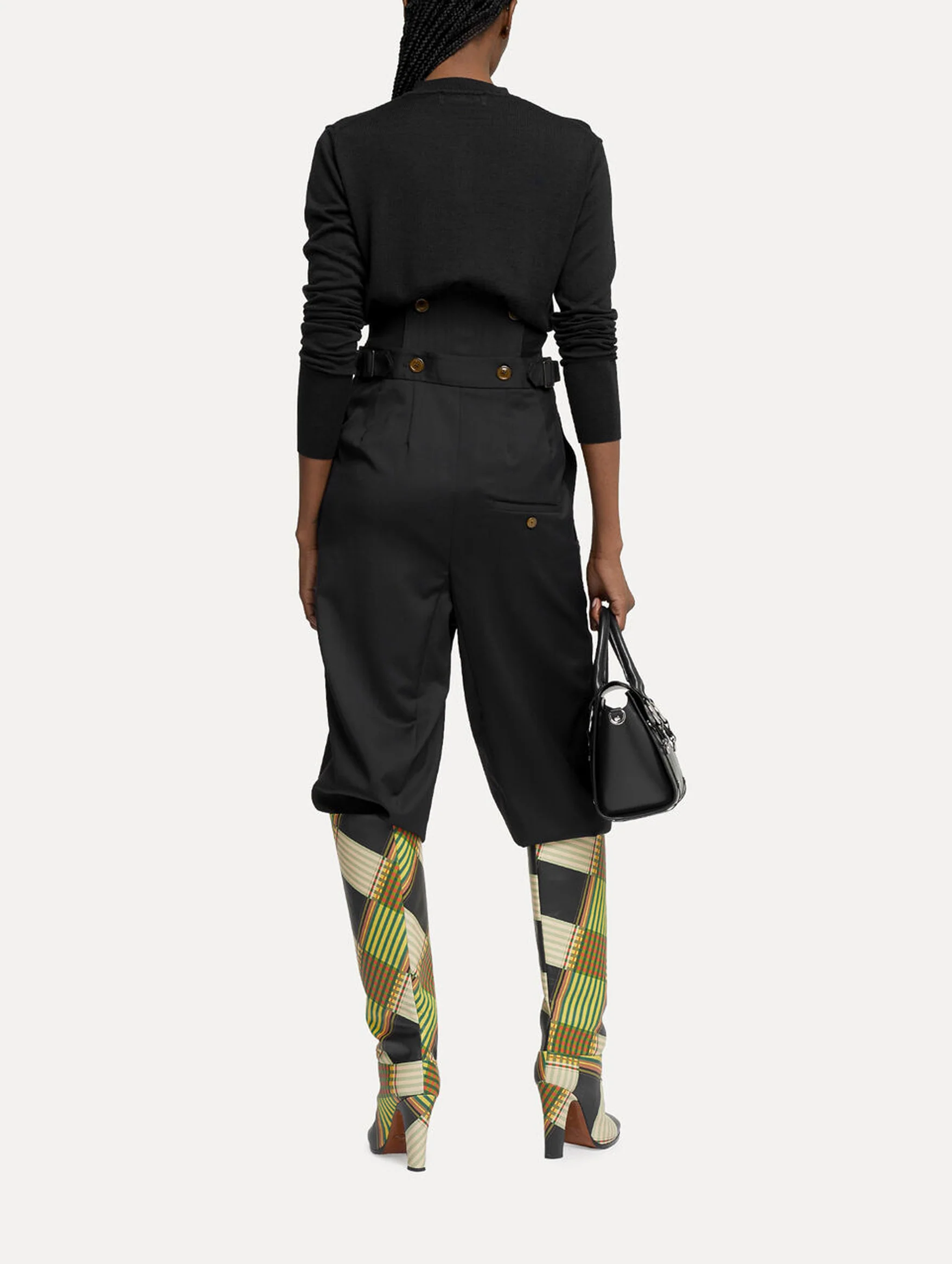Bea Cotton Cardigan in Black - Image 4