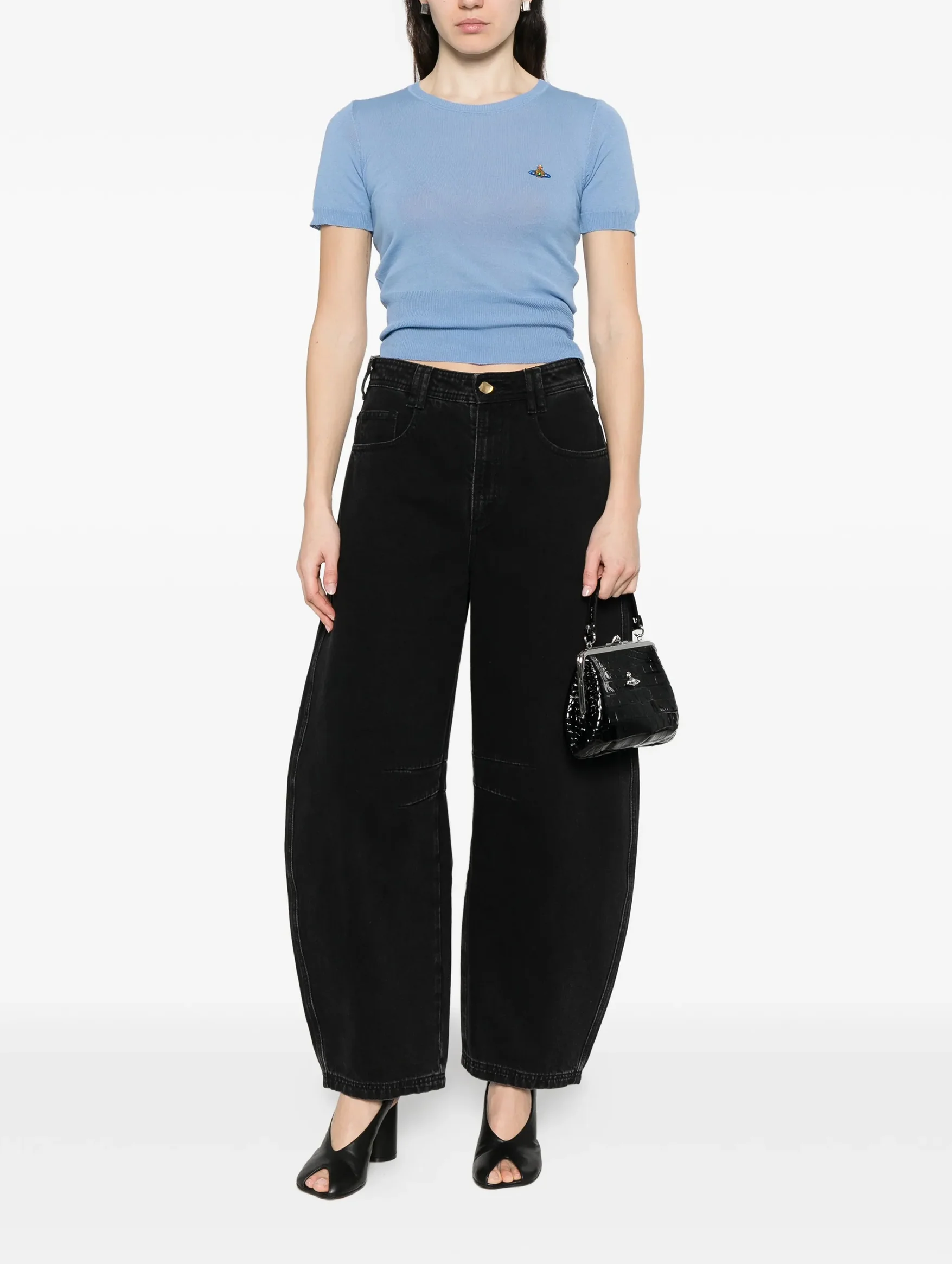 Bea Top in French Blue - Image 2