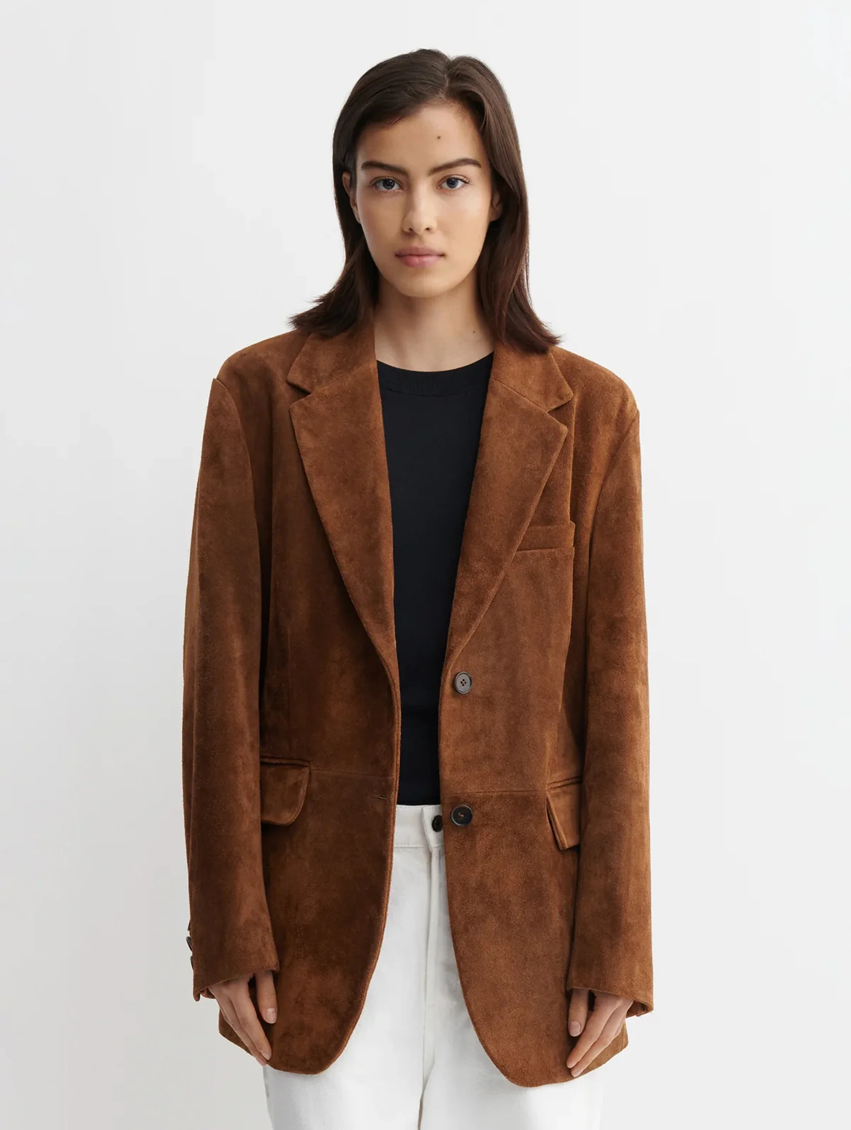 Benny Gritty Suede Jacket in Whiskey - Image 3