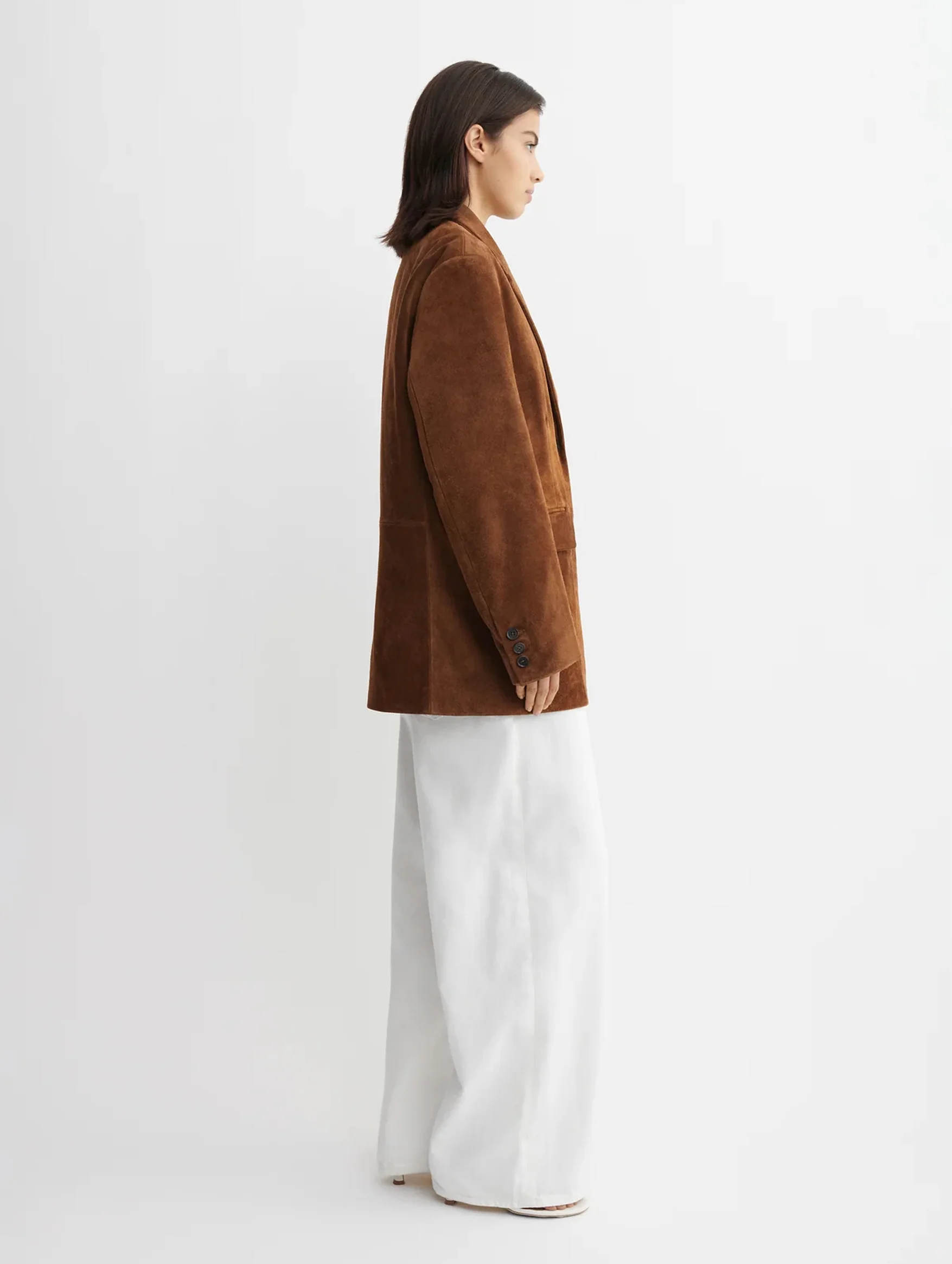 Benny Gritty Suede Jacket in Whiskey - Image 4