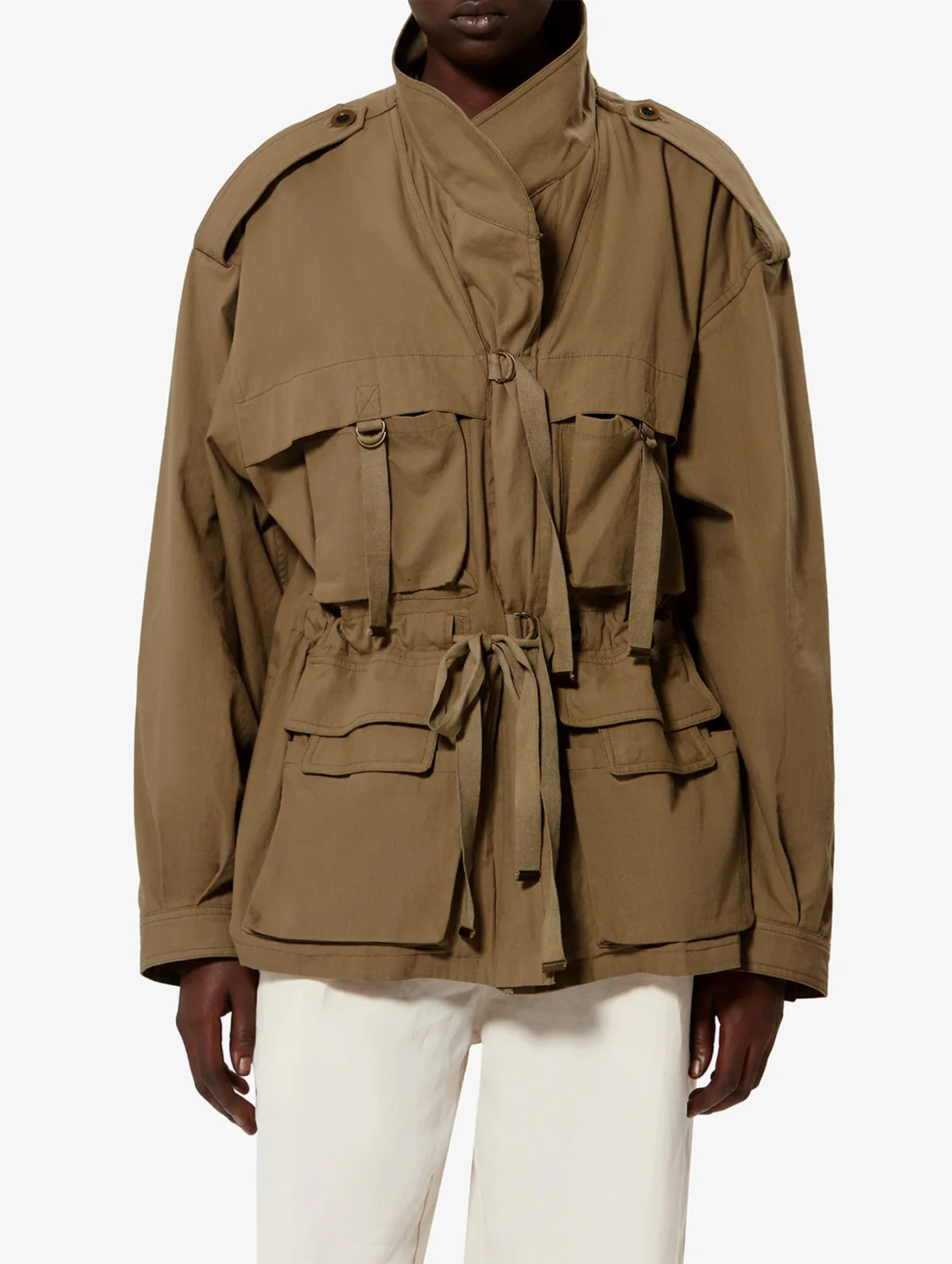 Beriza Jacket in Khaki - Image 3