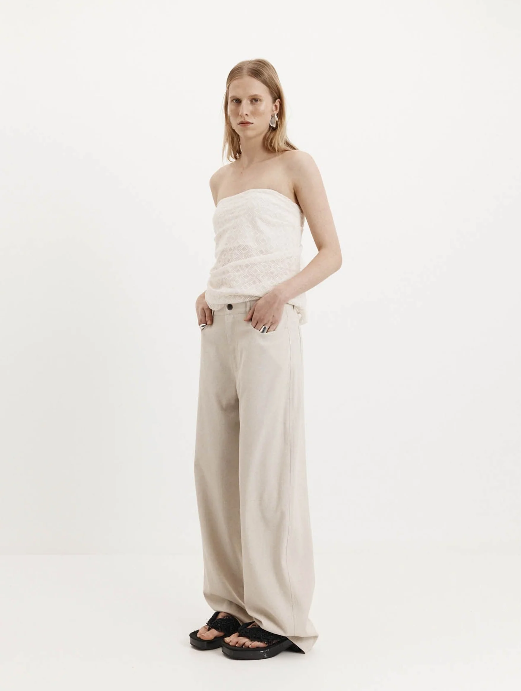 Beru Top in Ivory SIlk - Image 3