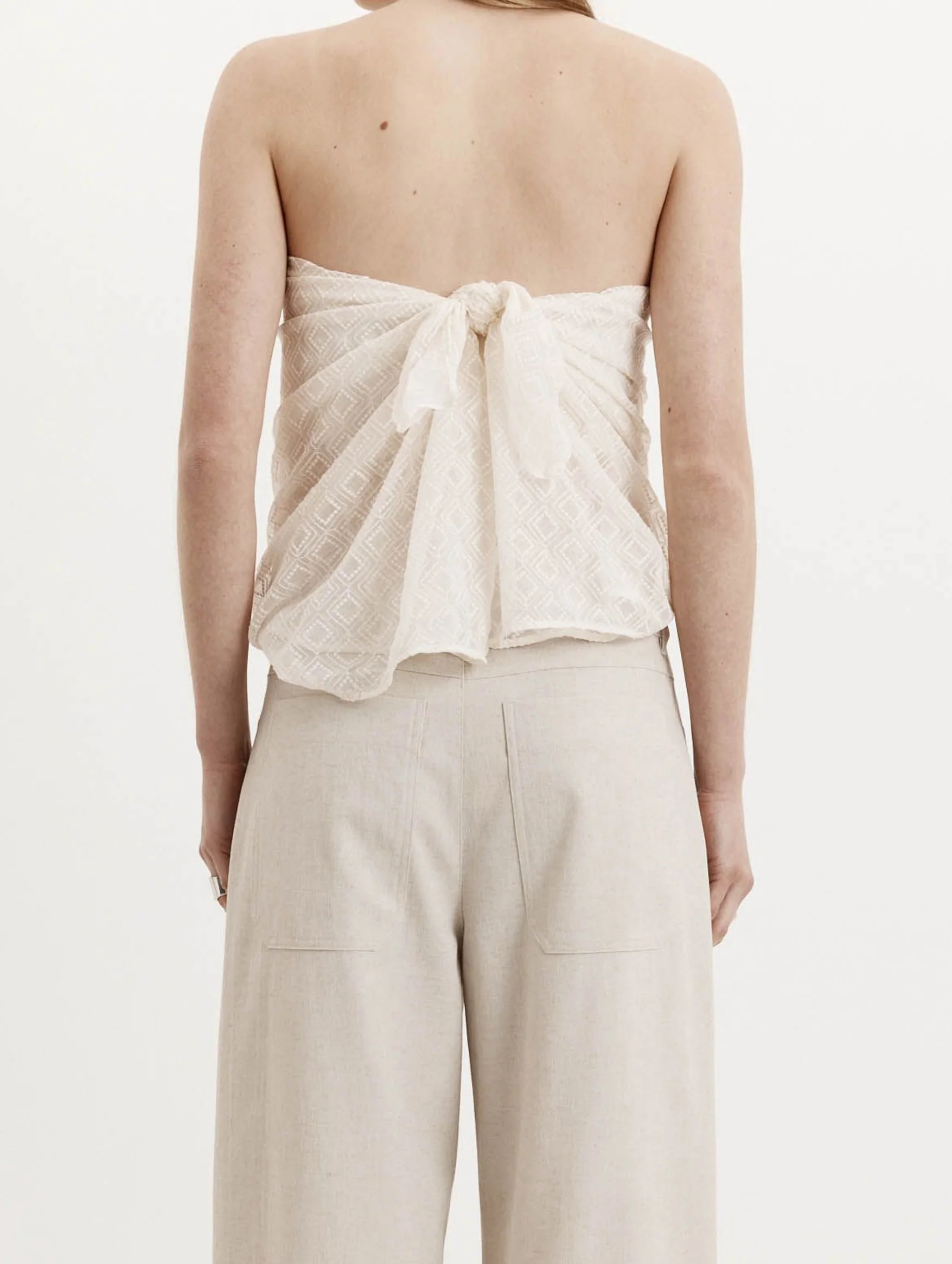 Beru Top in Ivory SIlk - Image 5
