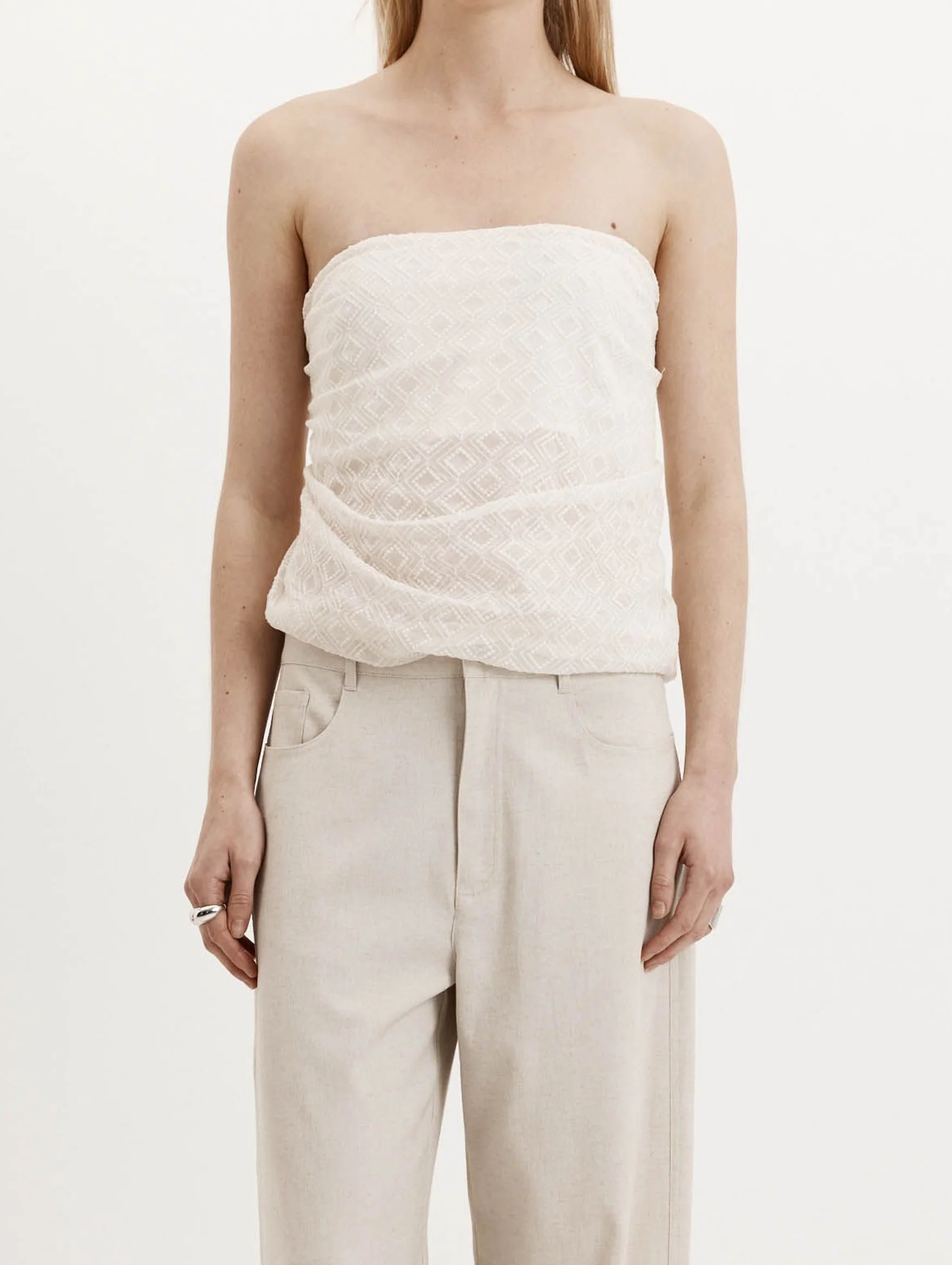 Beru Top in Ivory SIlk - Image 6