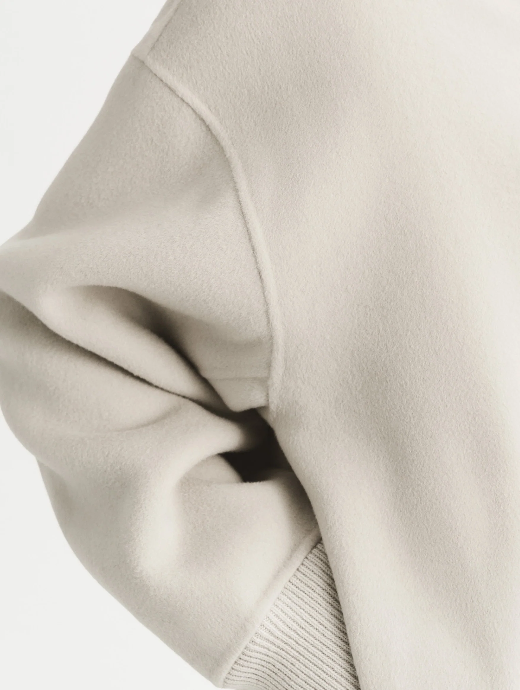 Bomber Jacket in Chalk - Image 5