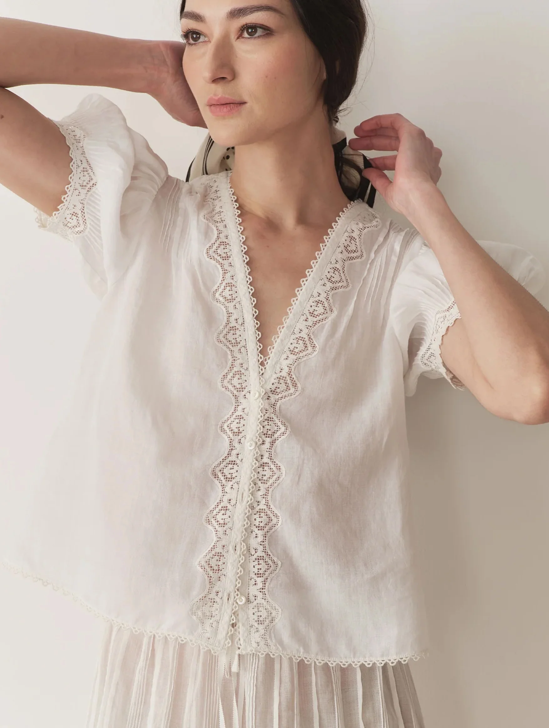 Brigitta Top in Salt - Image 2