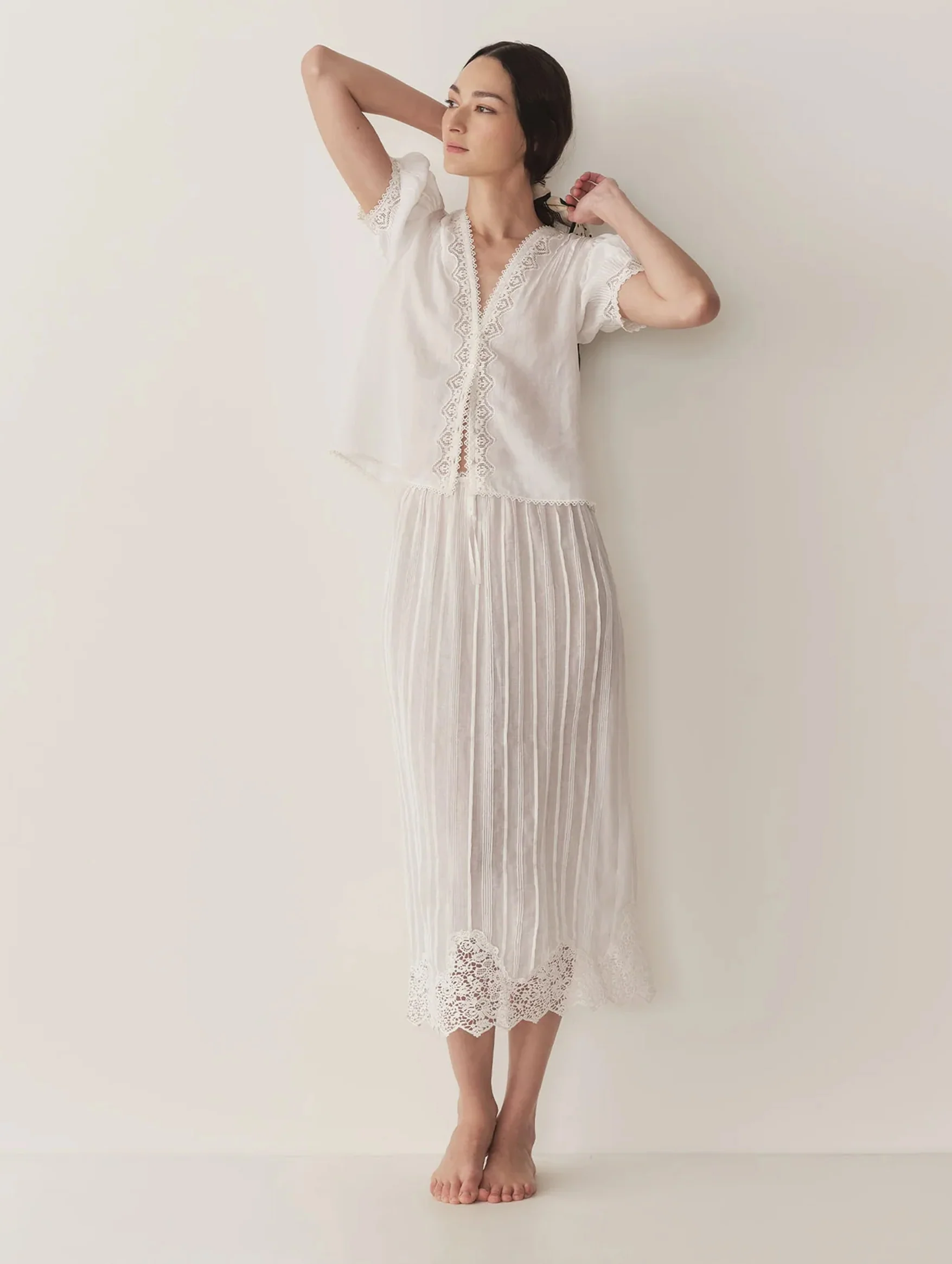 Brigitta Top in Salt - Image 5