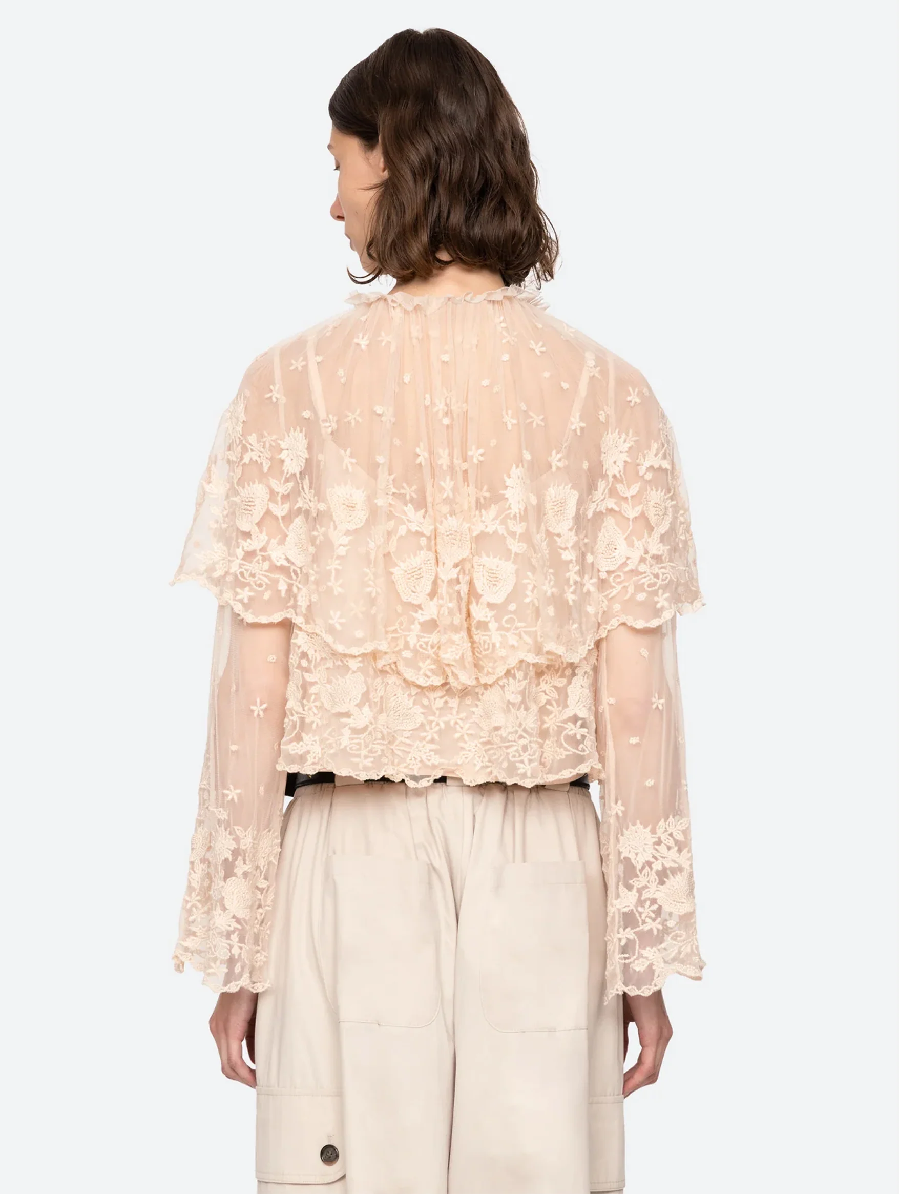 Bronte Long Sleeve Top in Blush - Image 3