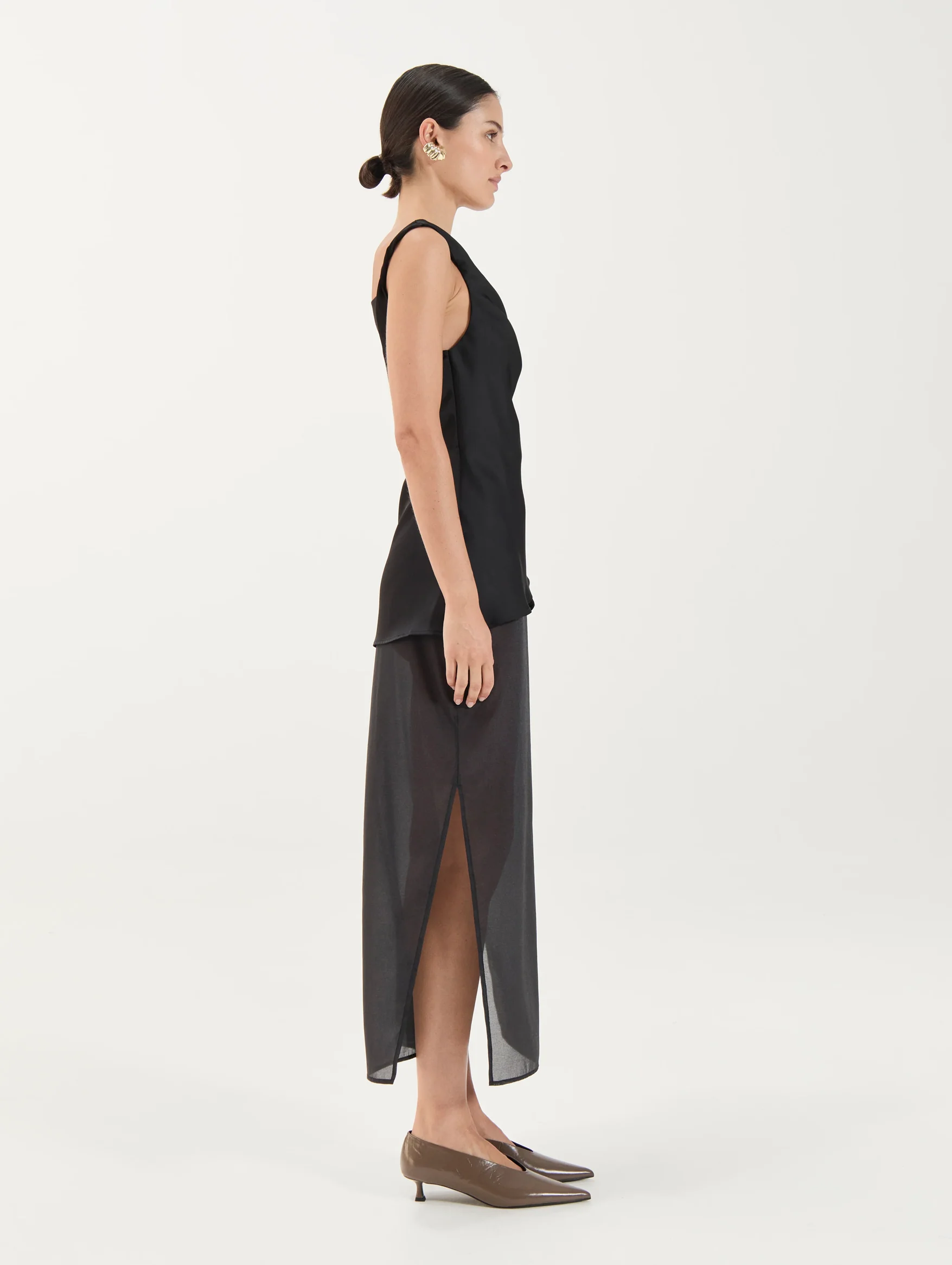 Carla Top in Noir - Image 3
