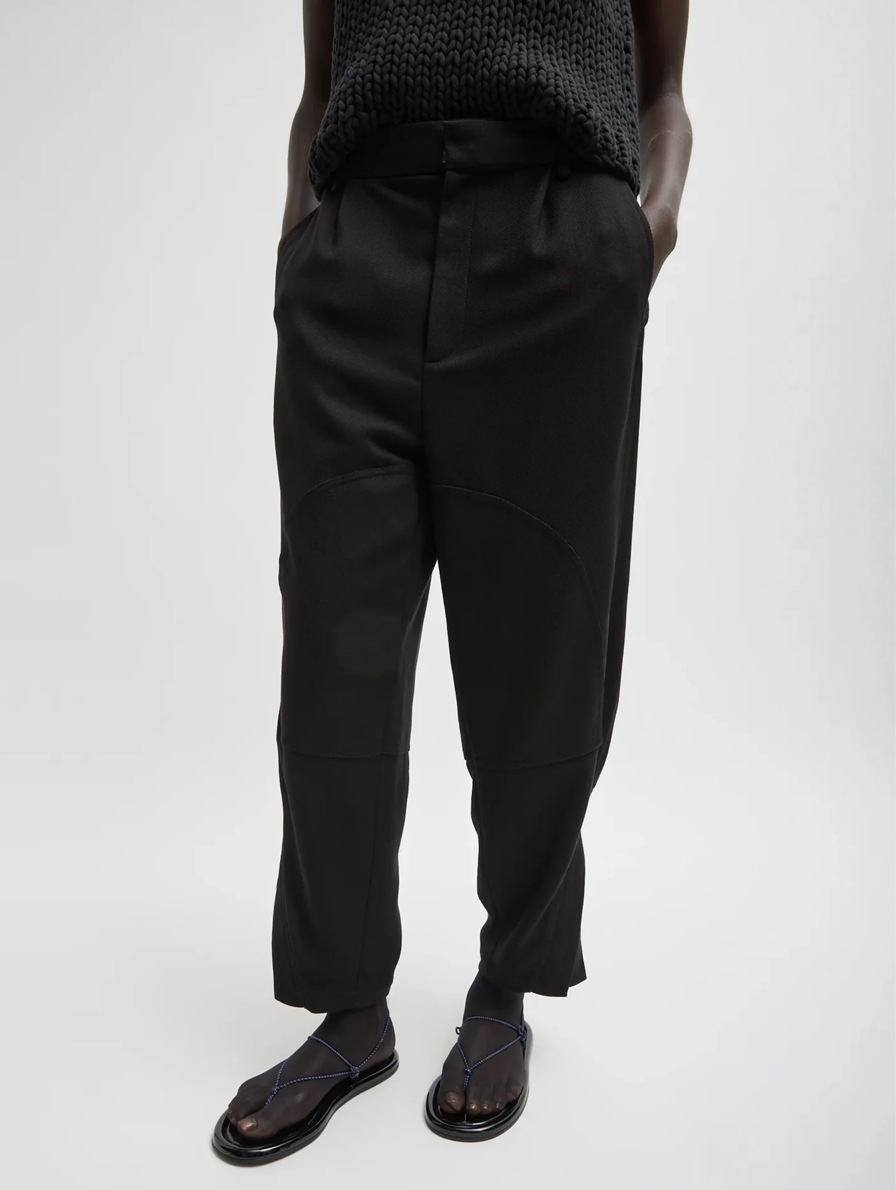 Cavalier Twill Regular Colt Trouser in Black