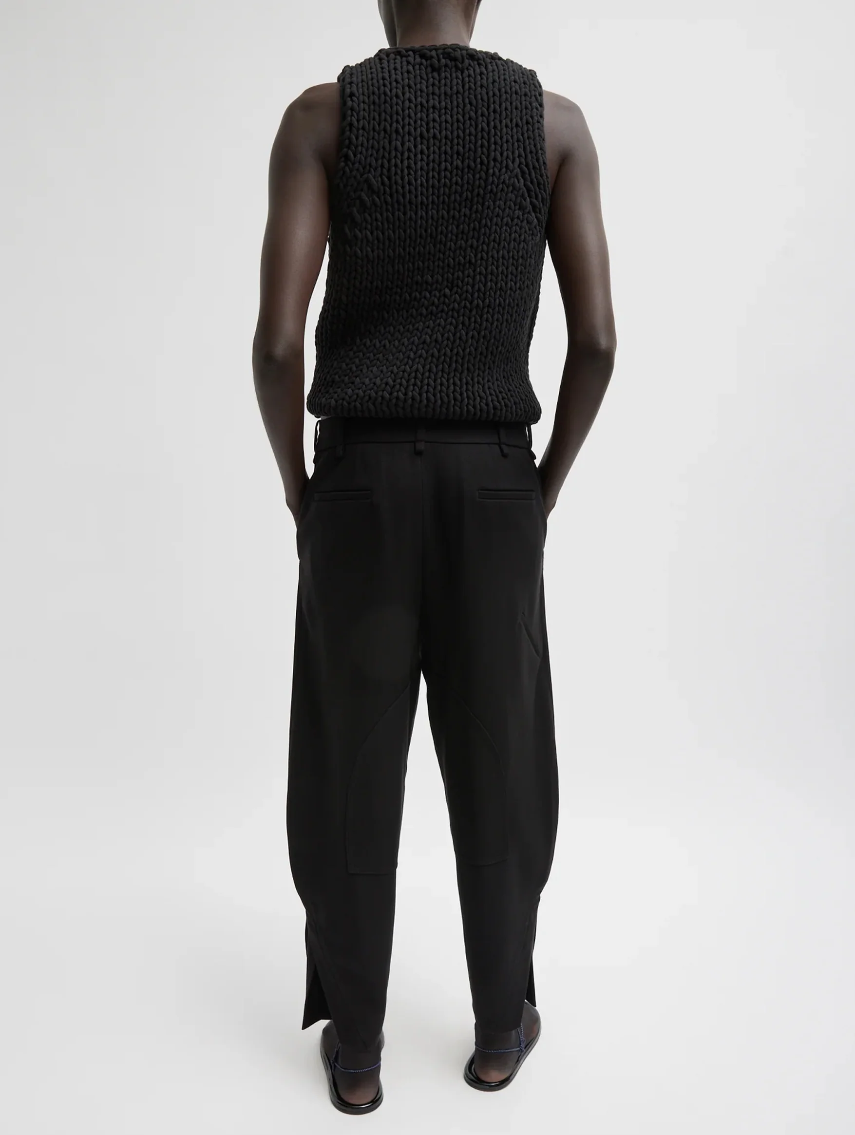 Cavalier Twill Regular Colt Trouser in Black - Image 4