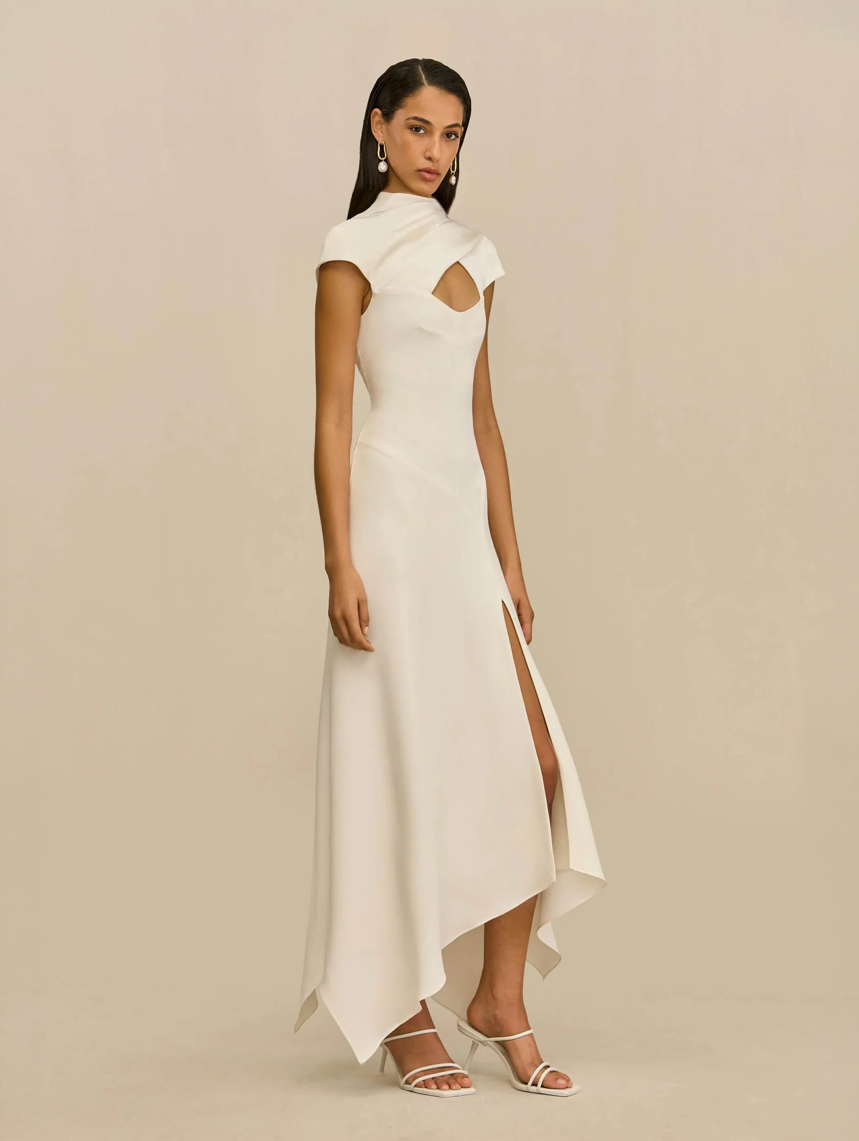 Cecily Dress in Off White - Image 2