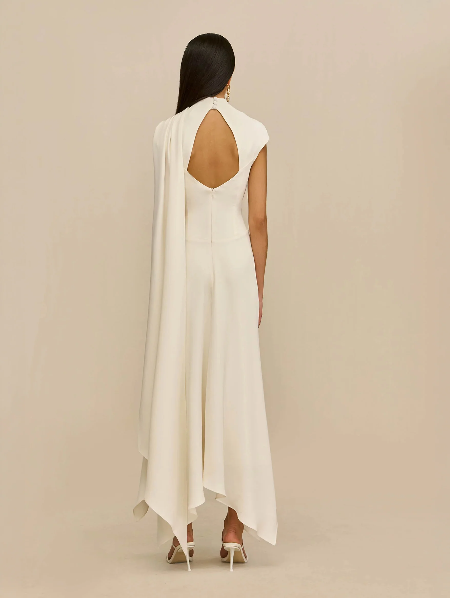 Cecily Dress in Off White - Image 4