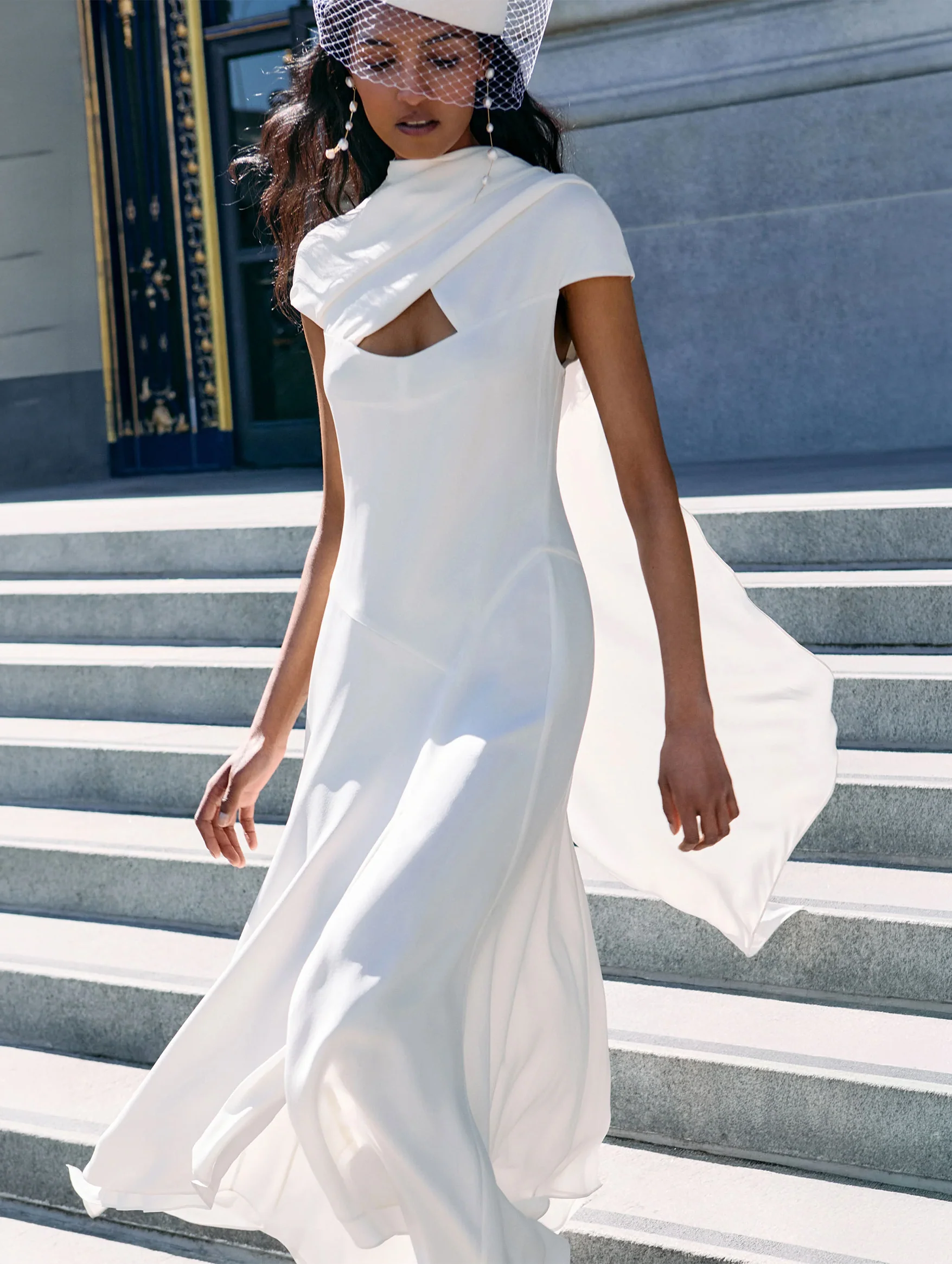 Cecily Dress in Off White - Image 5
