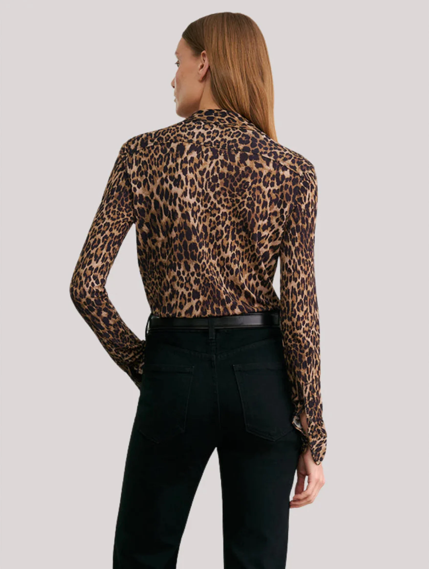Celestine Shirt in Vintage Leopard Print - Image 4