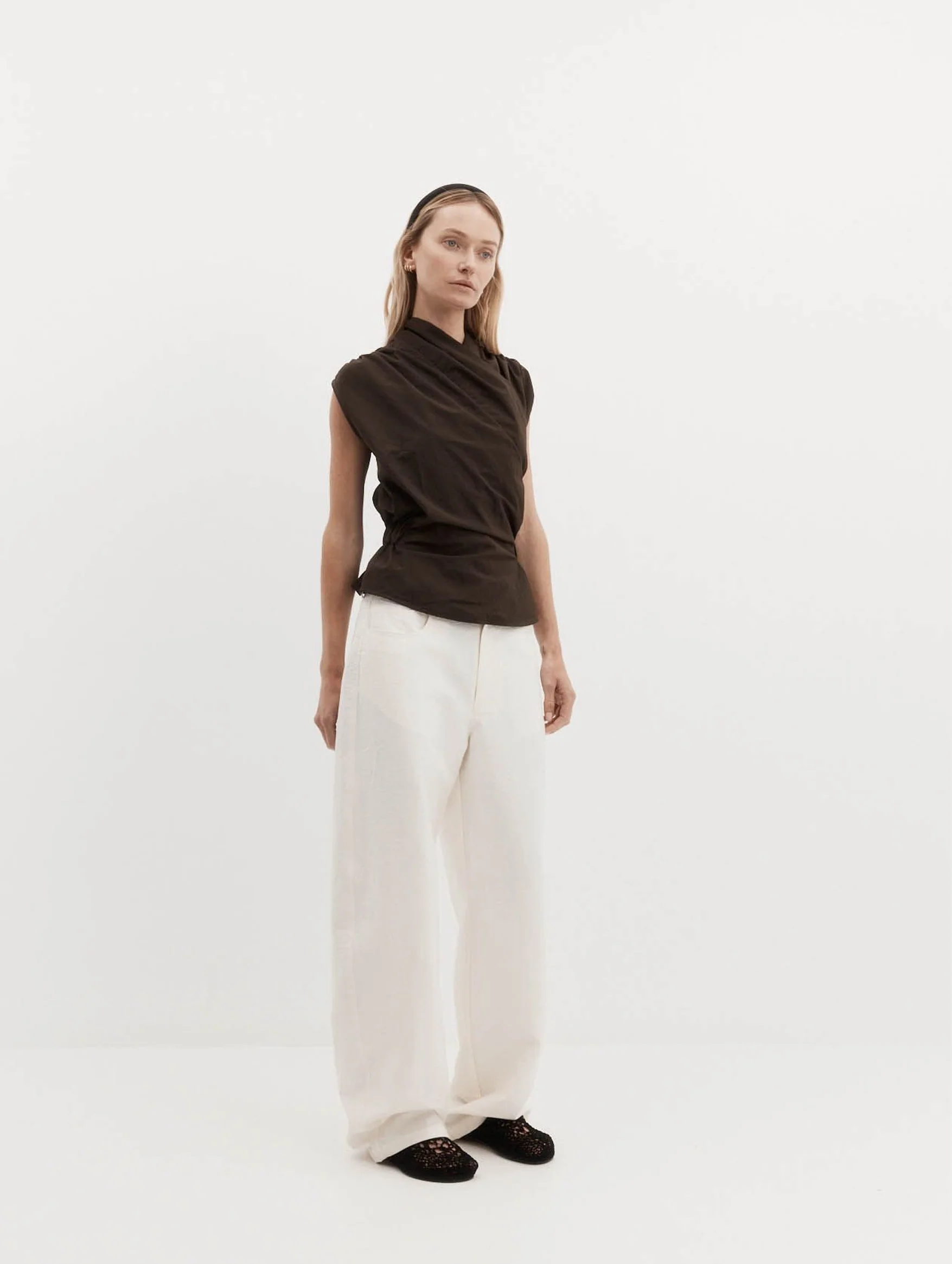 Chaimberlain Top in Cacao - Image 2