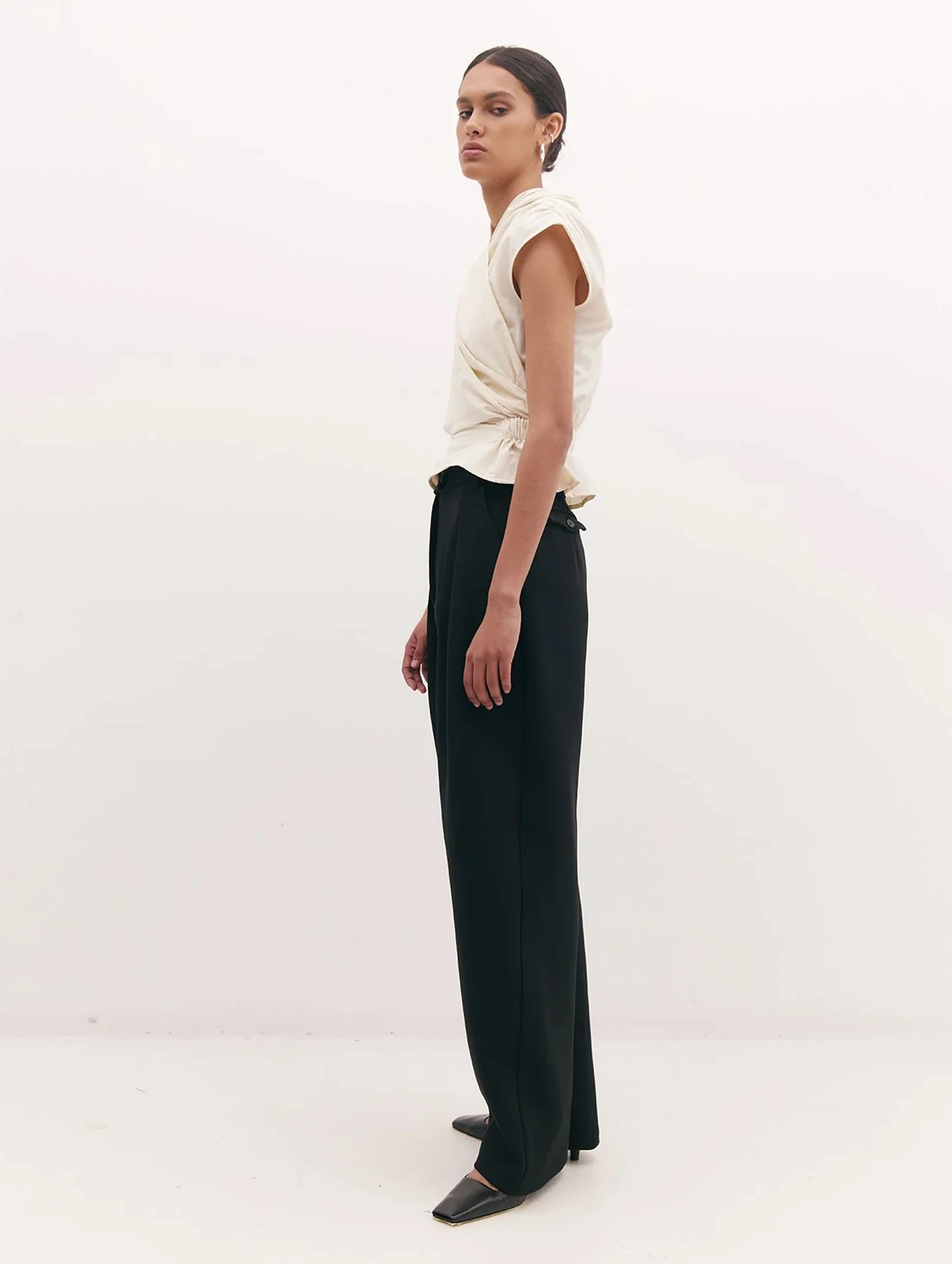 Chaimberlain Top in Ivory - Image 4