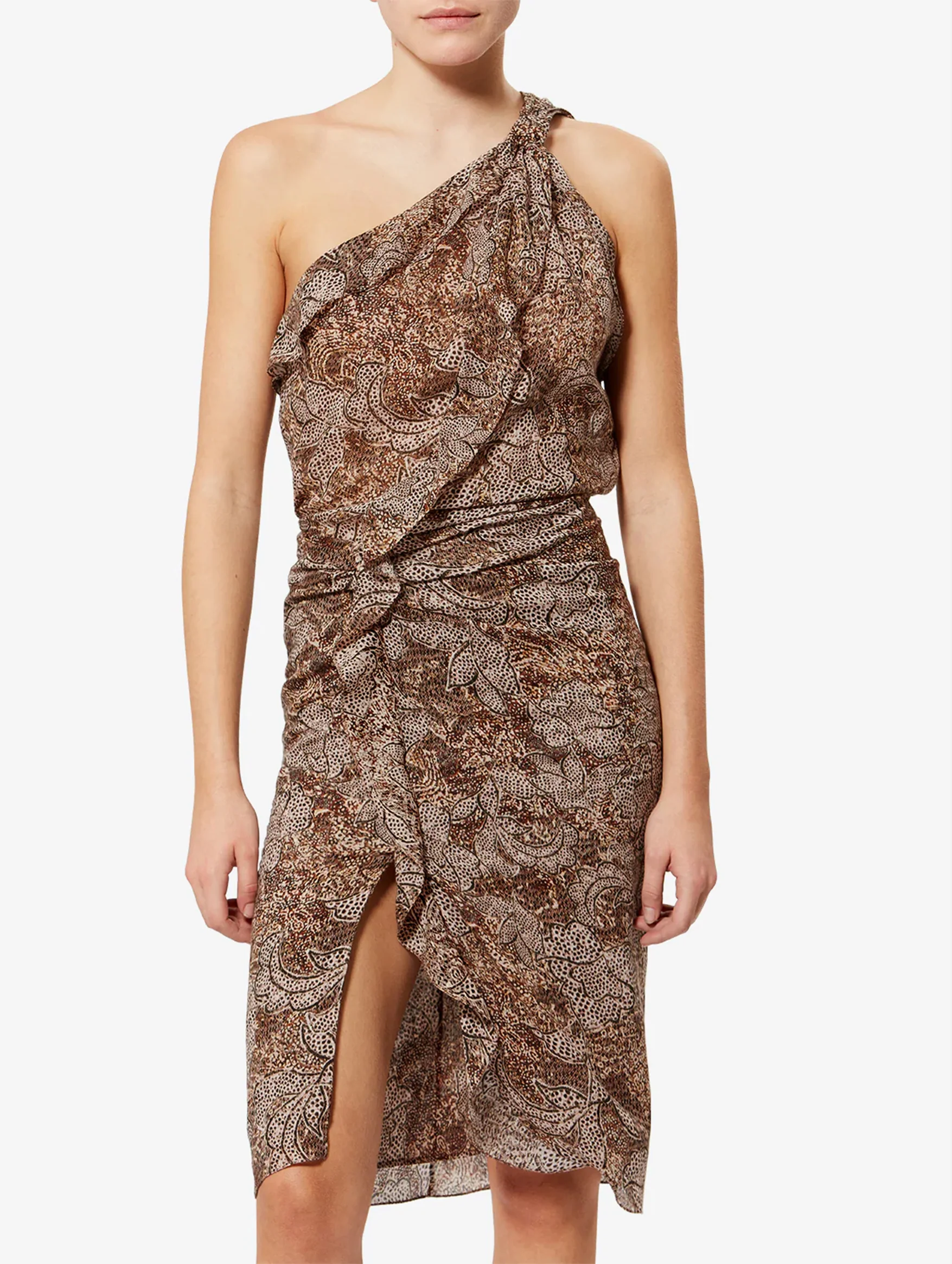 Charlota Dress in Ochre - Image 3