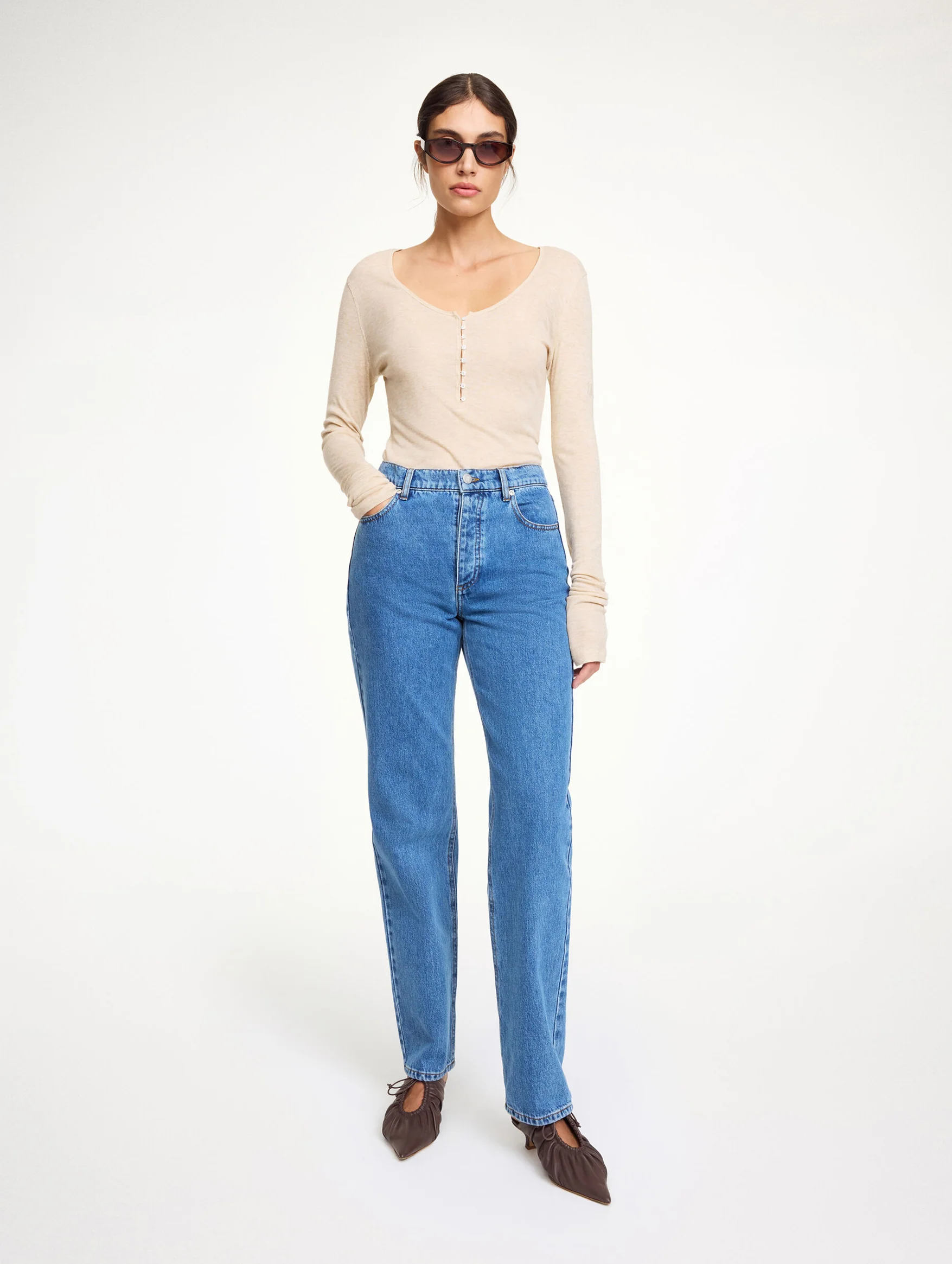 Chicago Jean in Mid Denim Blue - Image 2