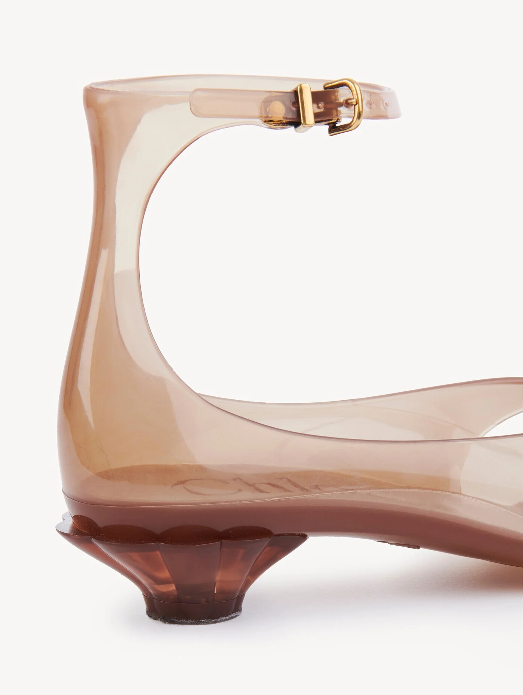 Chloé Jelly Sandal in Sunny Brown - Image 5
