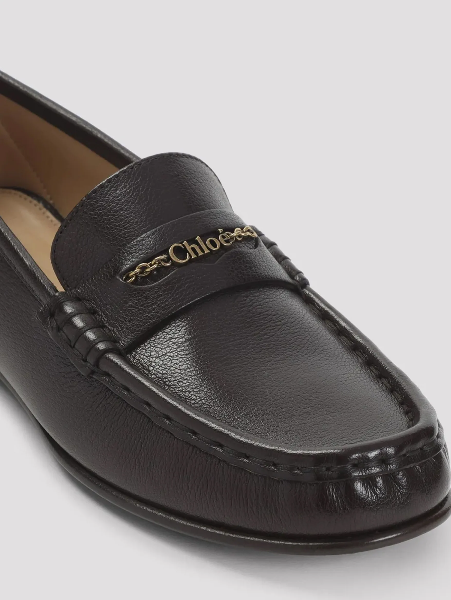 Chloé Loafers in Sooty Brown - Image 3