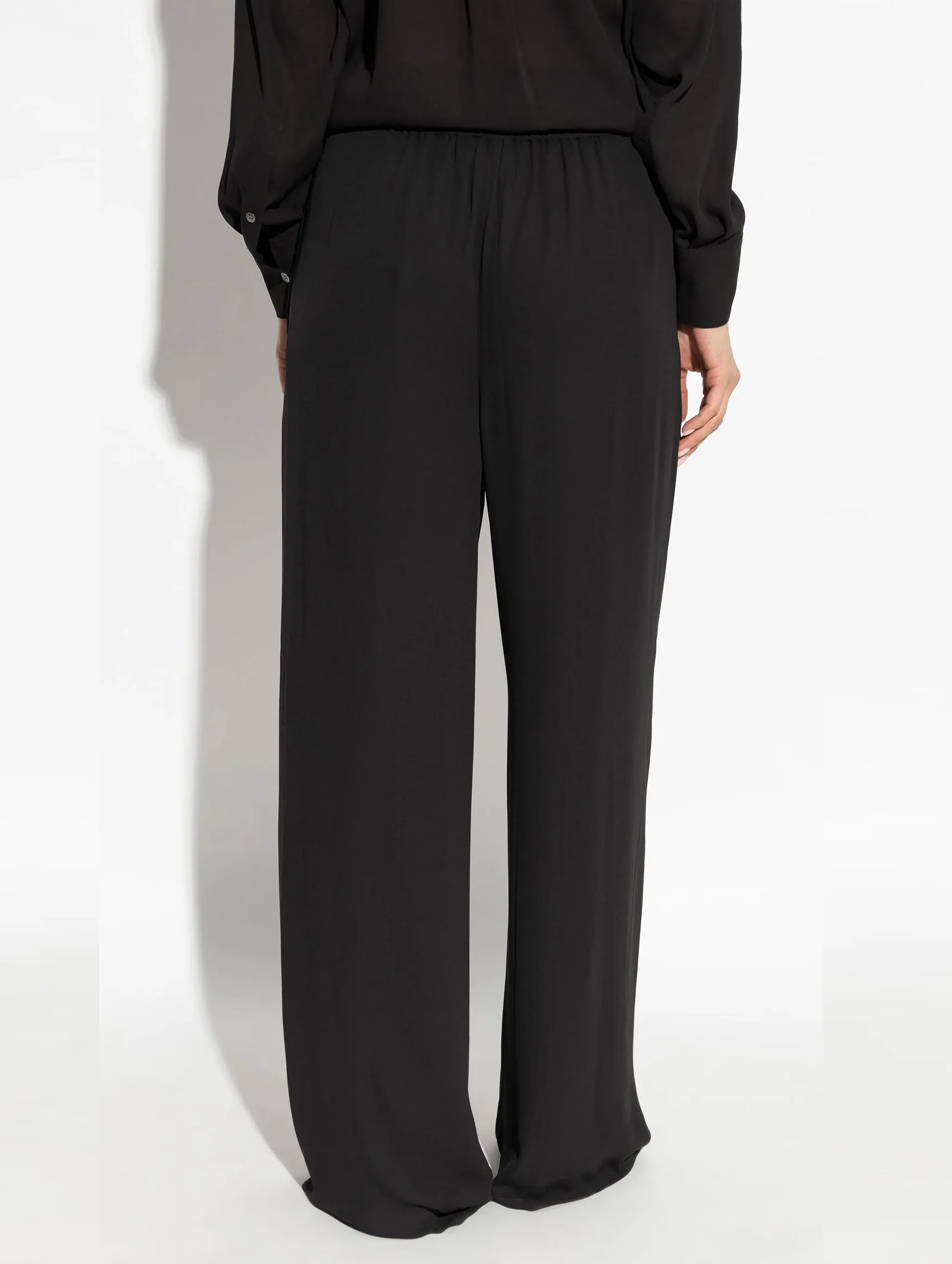 Classic Drawstring Trouser in Black - Image 3