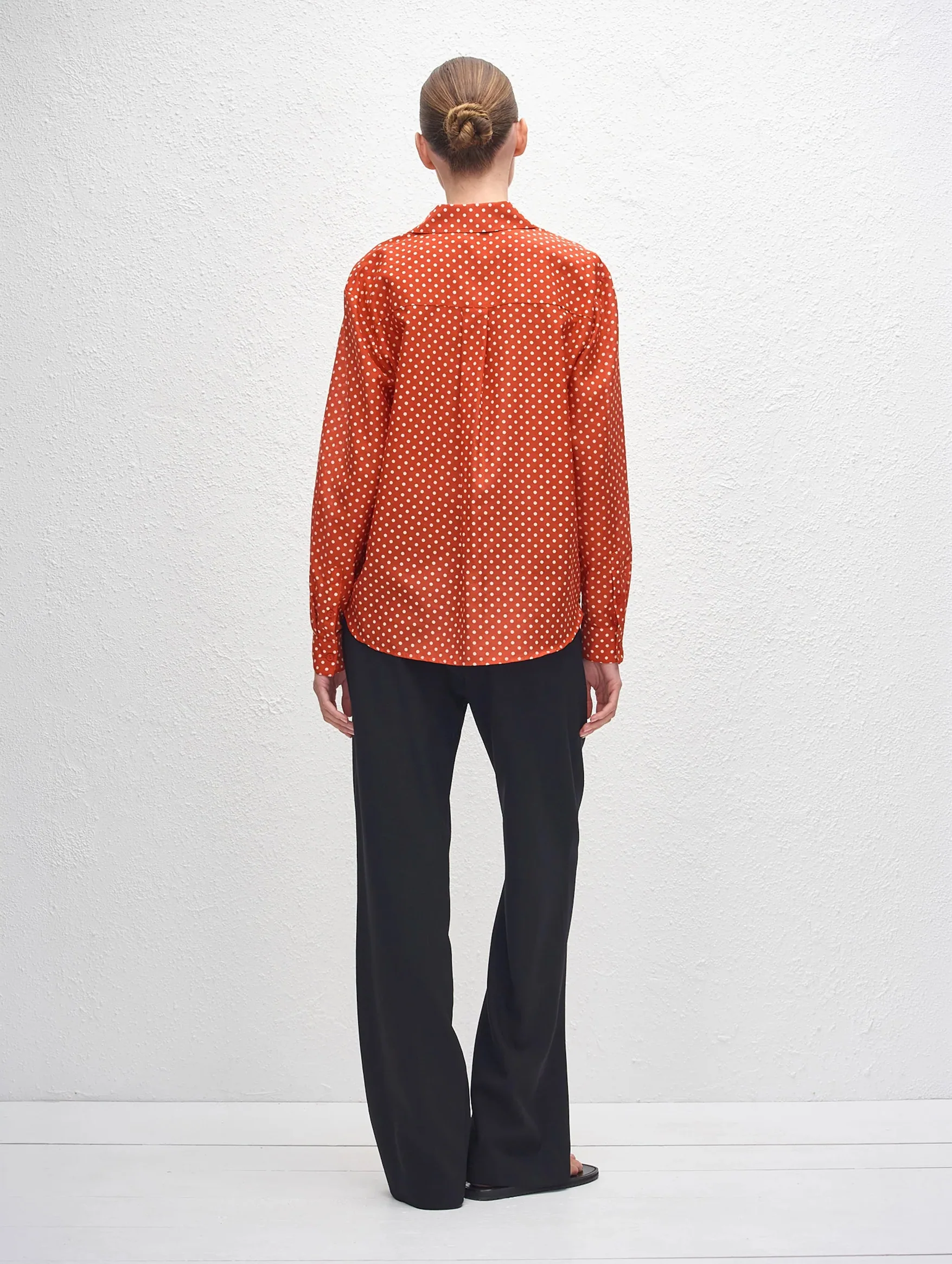 Classic Shirt in Polka Dot Tomato - Image 5
