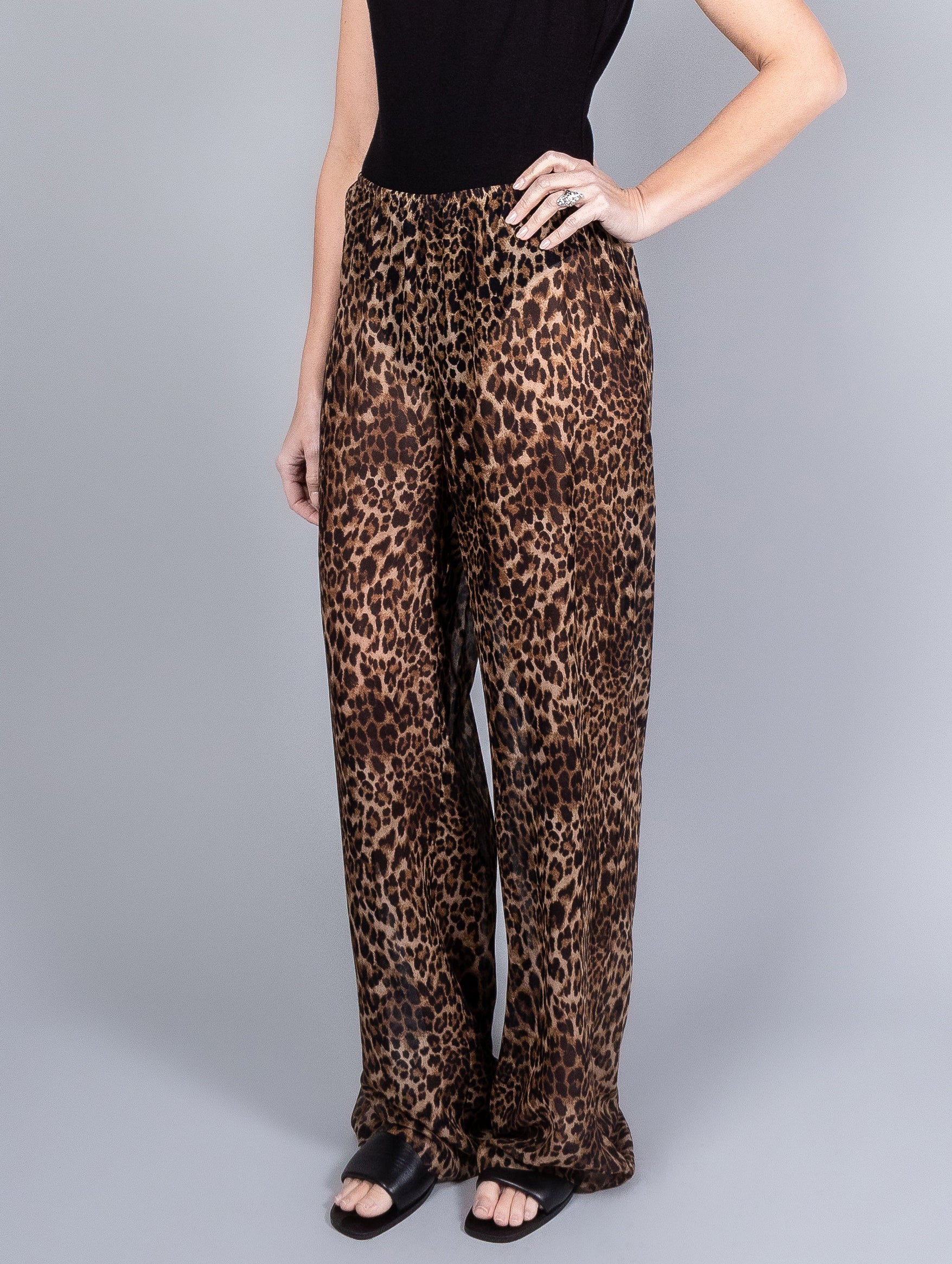 Clea Pant in Vintage Leopard Print - Image 3